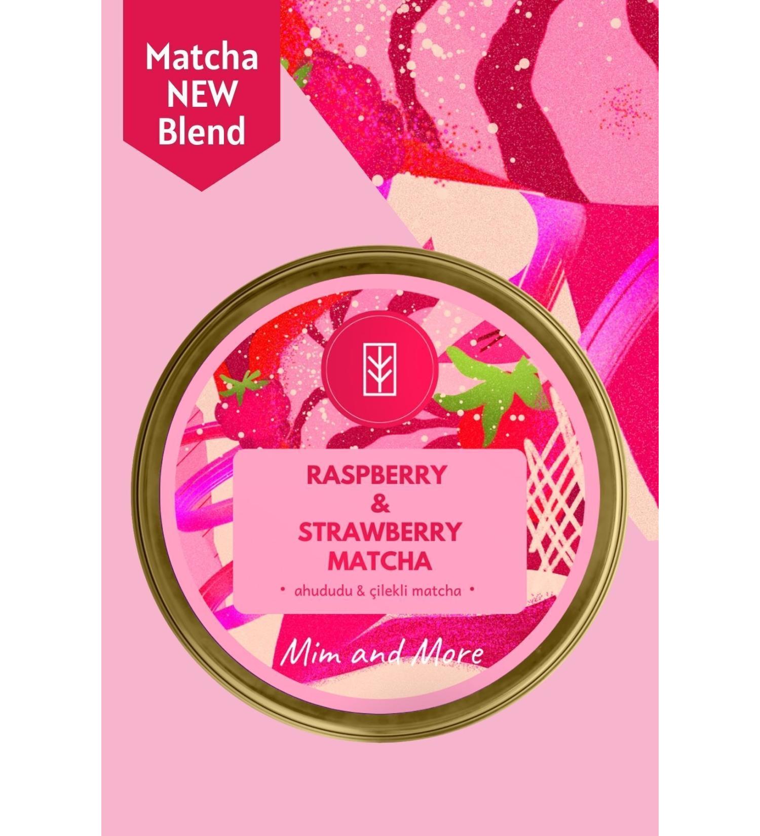 Mim and More Raspberry&Strawberry Matcha Raspberry&Strawberry Flavored Matcha 25 Gr - Buy Online on GoSupps.com