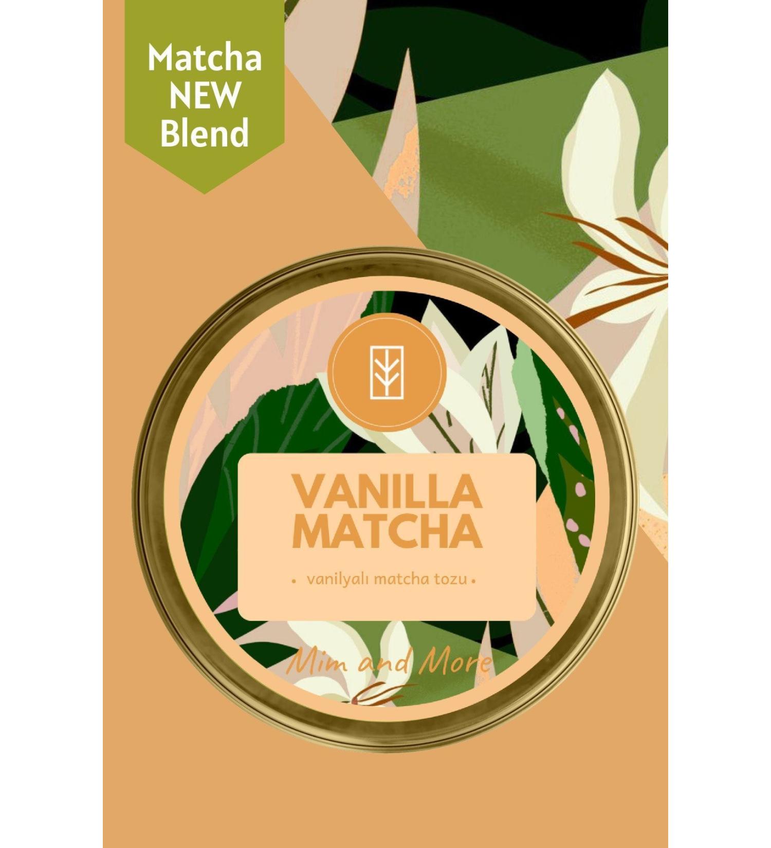 Mim and More Vanilla Matcha - Vanilla Flavored Matcha 25 gr - Buy Online on GoSupps.com