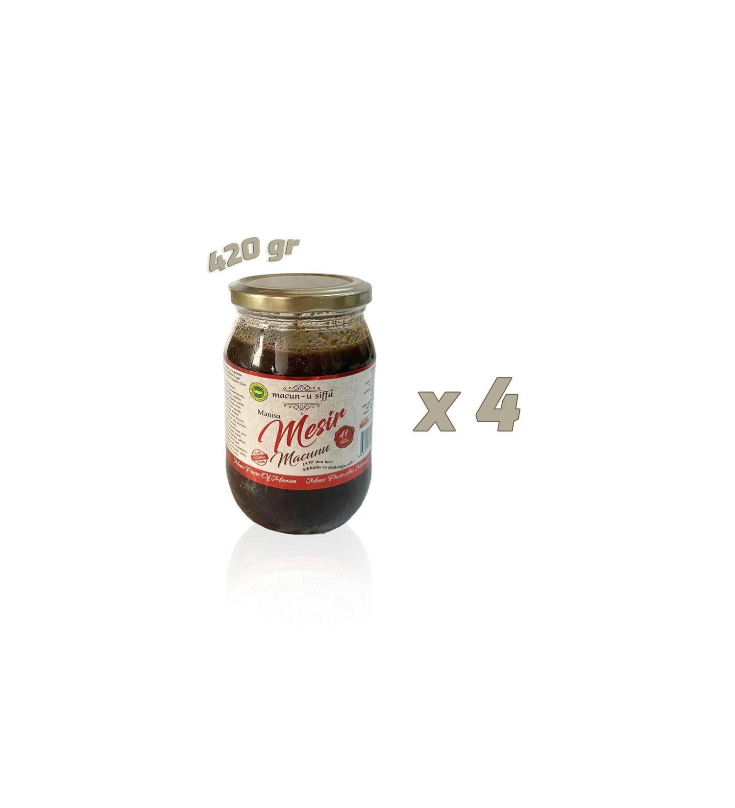 PASTE U SIFFA Jar Mesir Paste - 420 gr x 4 - Macun-u iffa