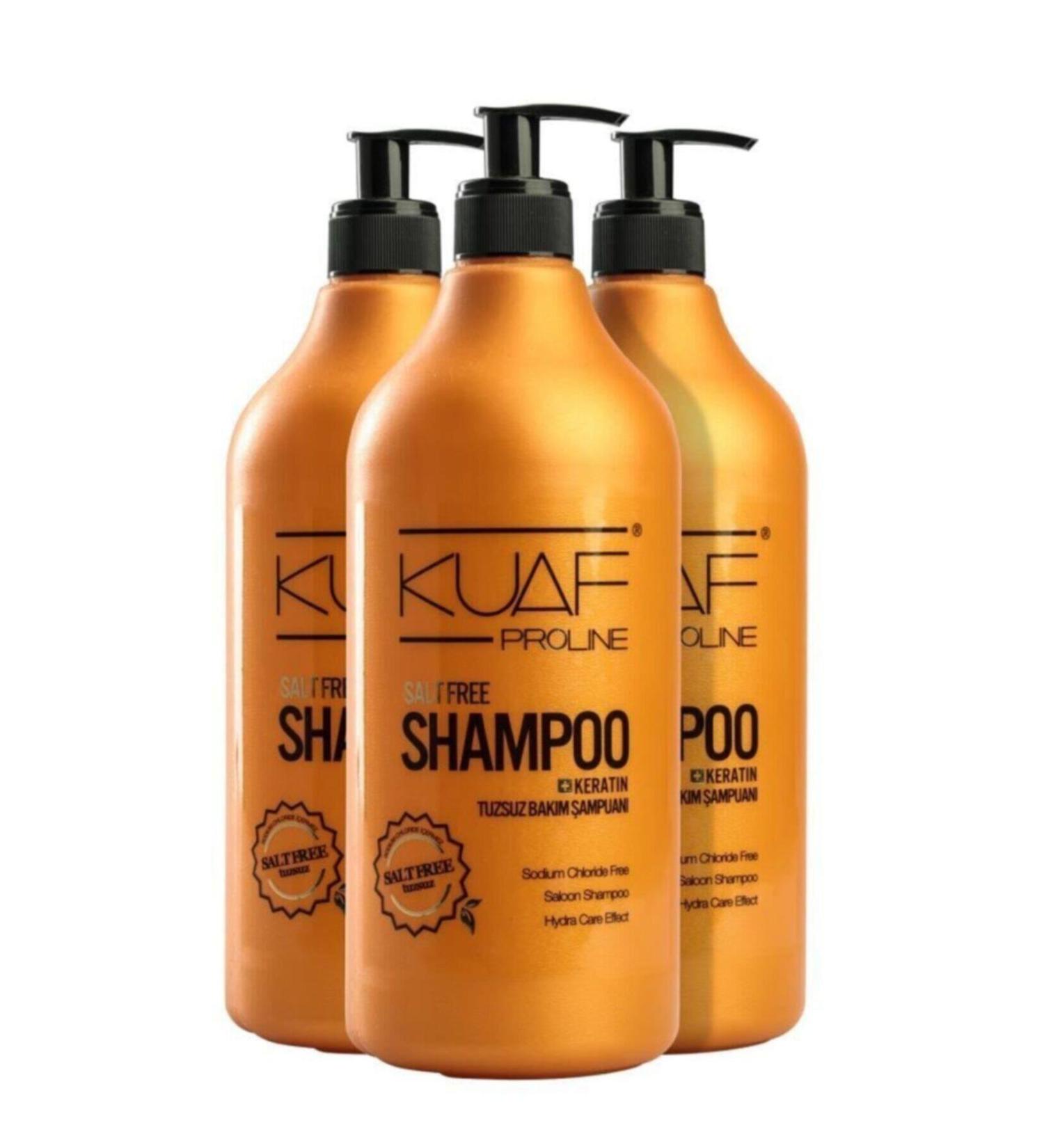 Kuaf Salt-Free Shampoo 1lt X 3 Pieces