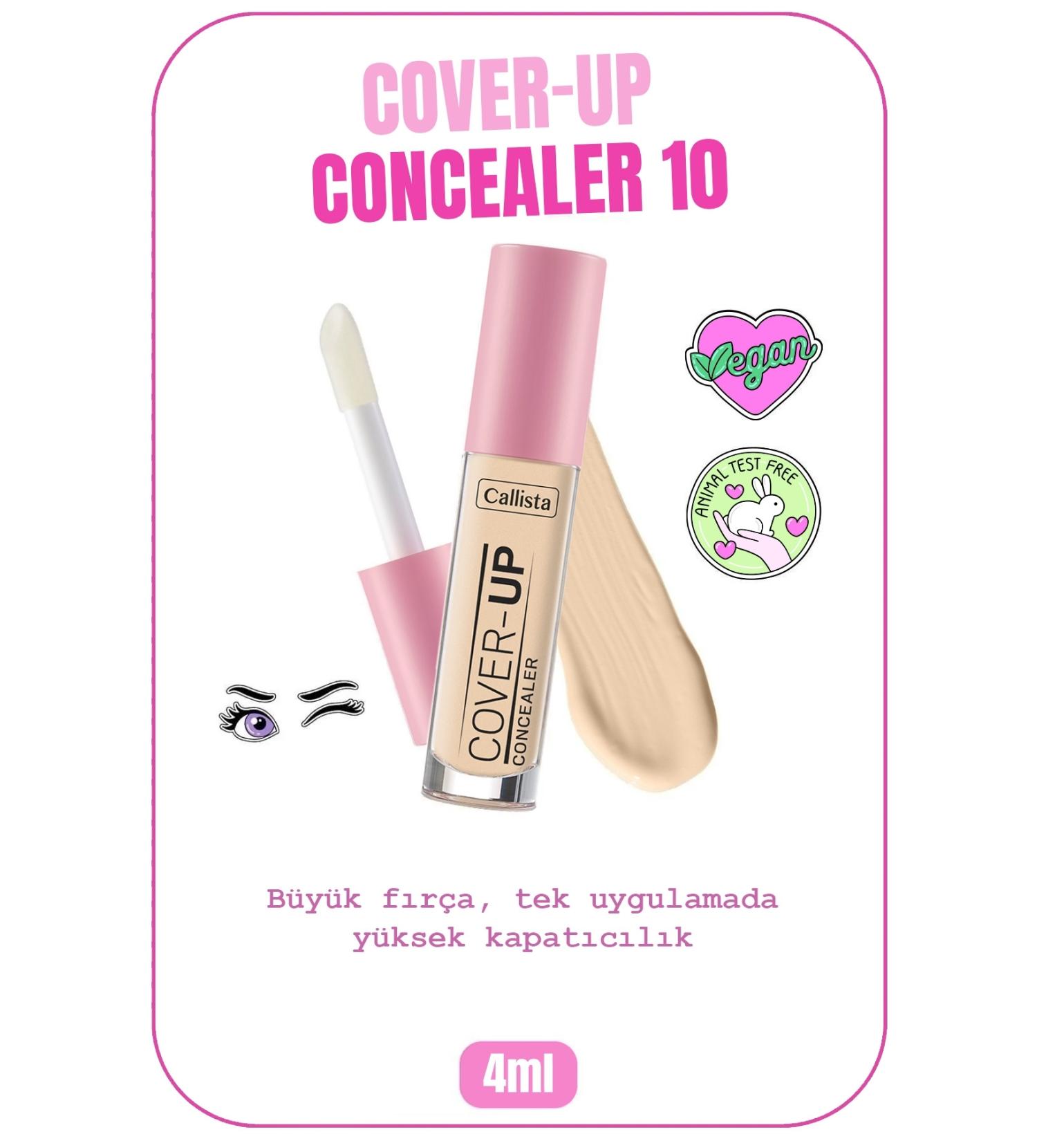 Callista Cover Up Concealer Intense Concealer Under Eye Concealer - 10 Light Sand - Buy Online on GoSupps.com
