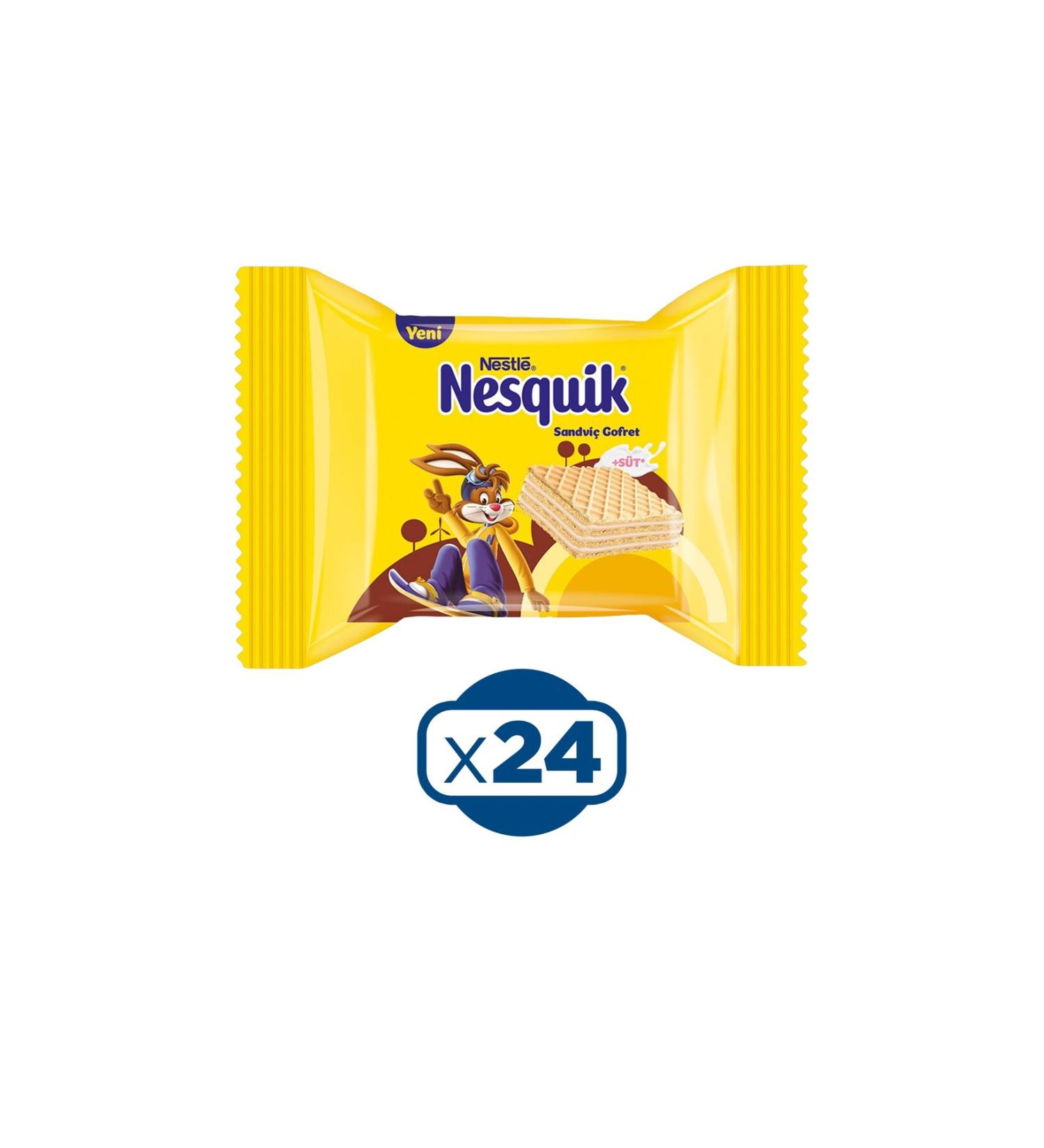 Nesquik Sandwich Wafer 22 G x 24 Pieces