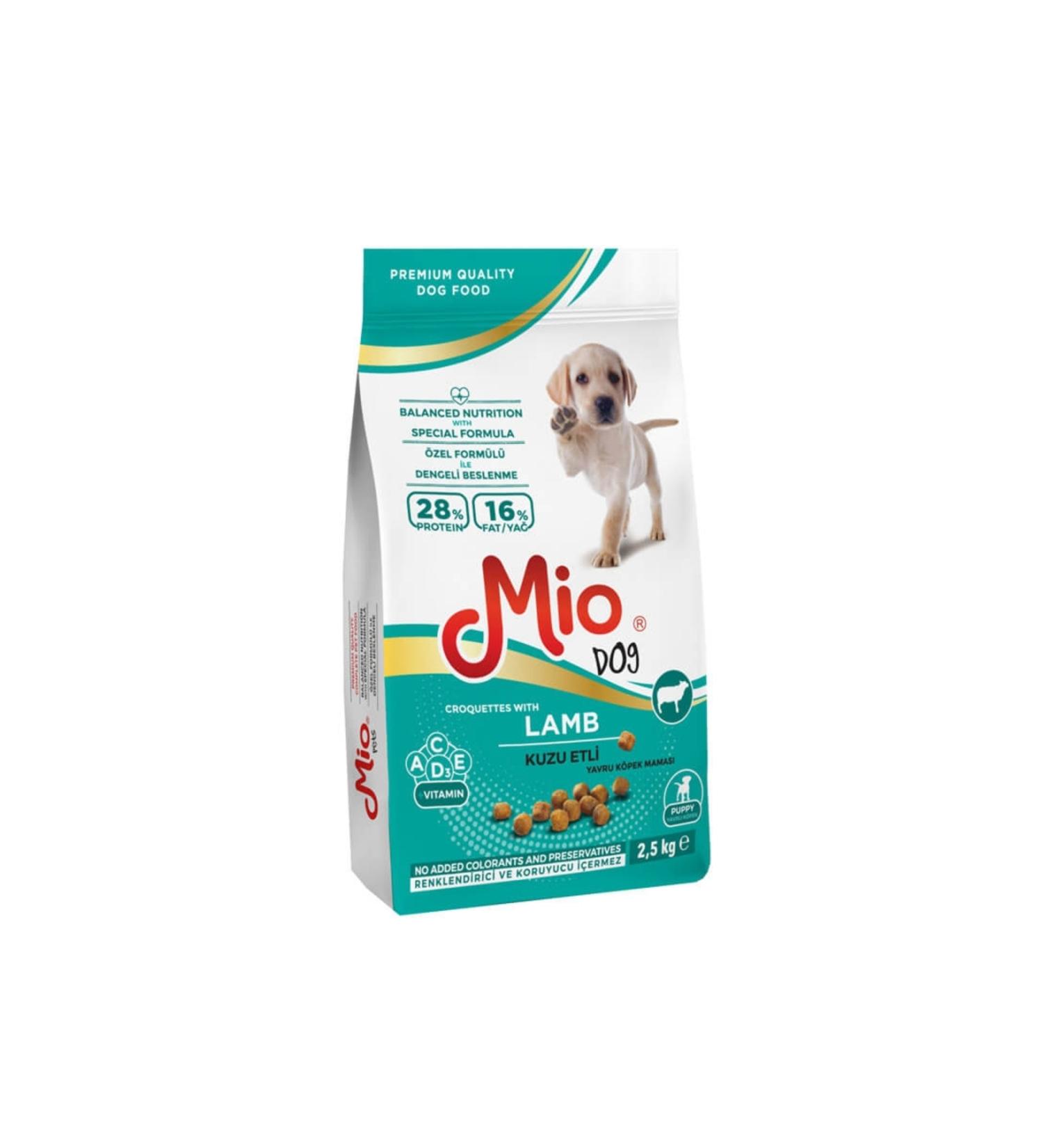 Mio Mio Puppy Food Lamb 2.5 Kg
