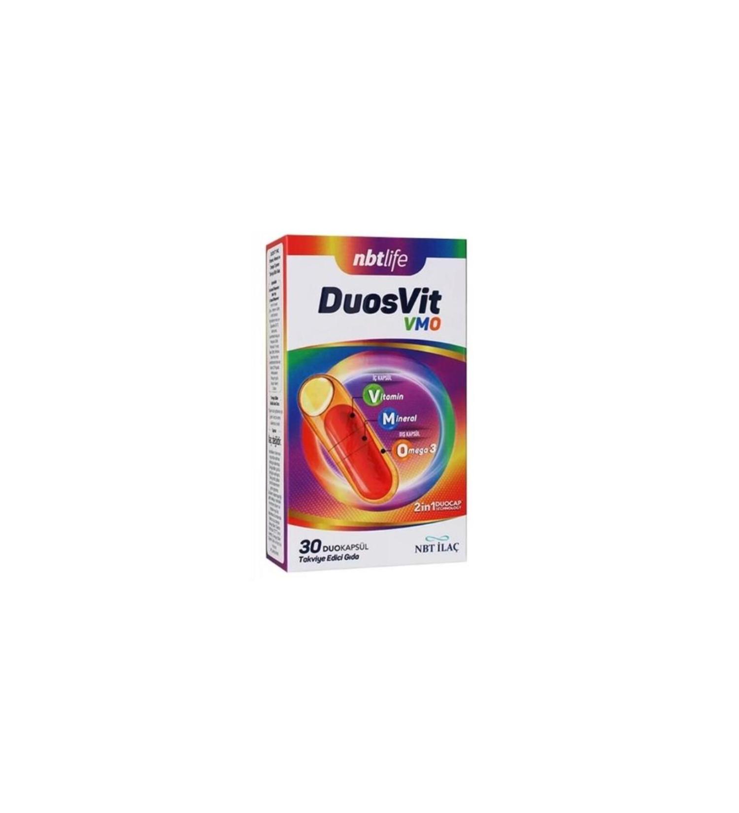 Nbt la Duosvit Dha 30 Capsules (VITAMIN-MINERAL-OMEGA3)