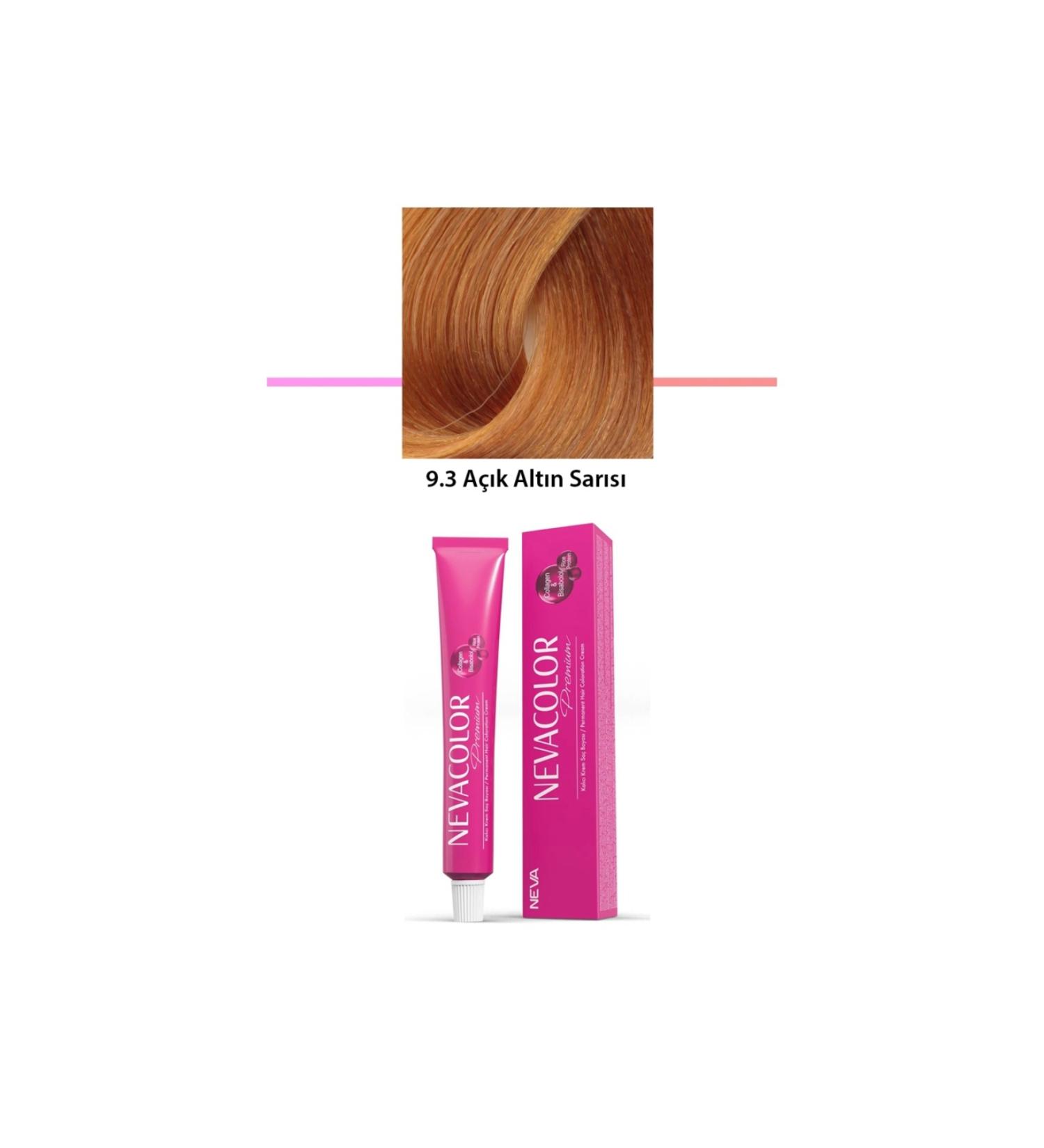 Skygo Premium 9.3 Light Golden Blonde - Permanent Cream Hair Dye 50 G Tube