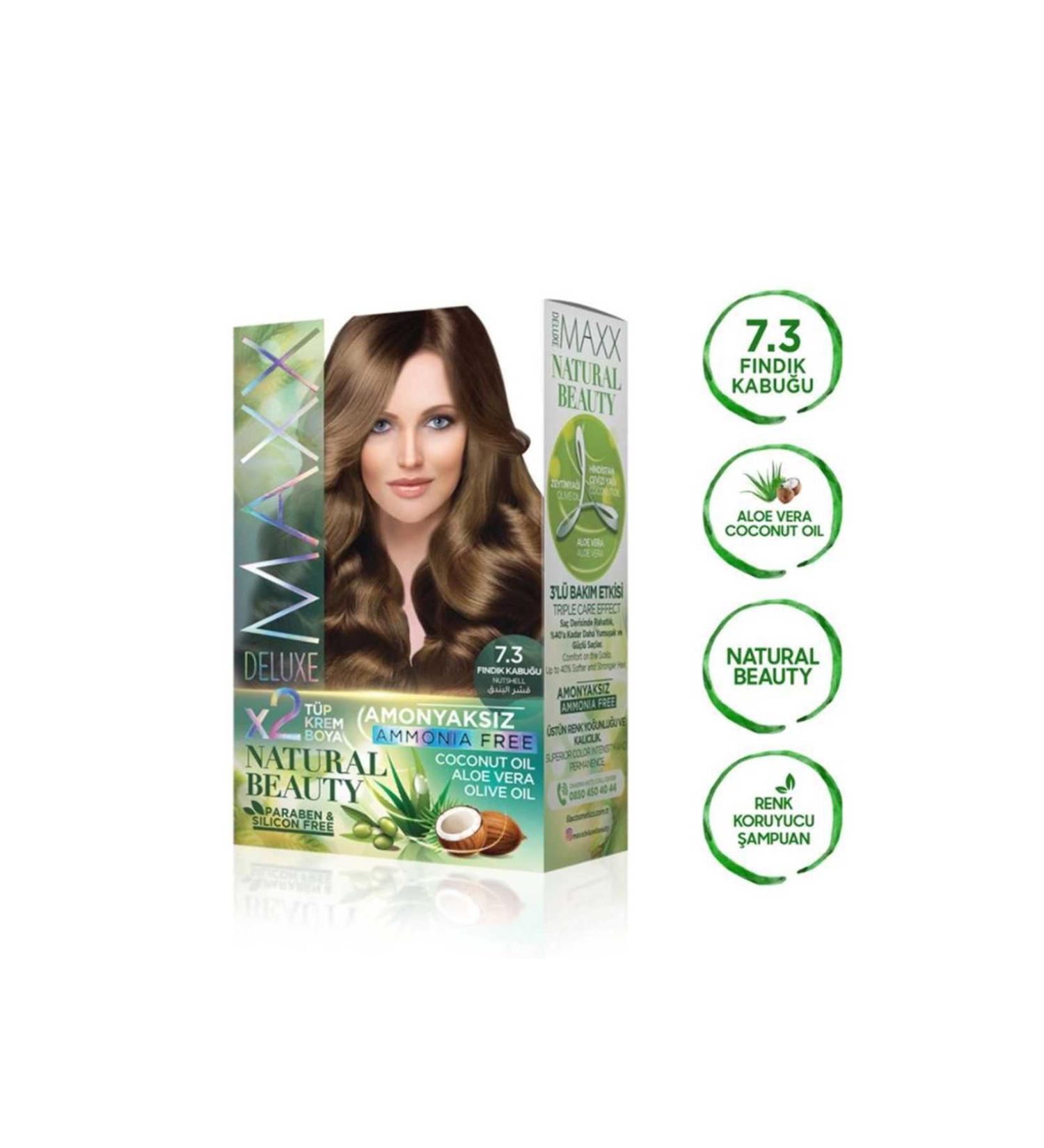 opencart New Season Clez Natural Beauty Ammonia-Free Hair Dye 7.3 Hazelnut Shell Campaign
