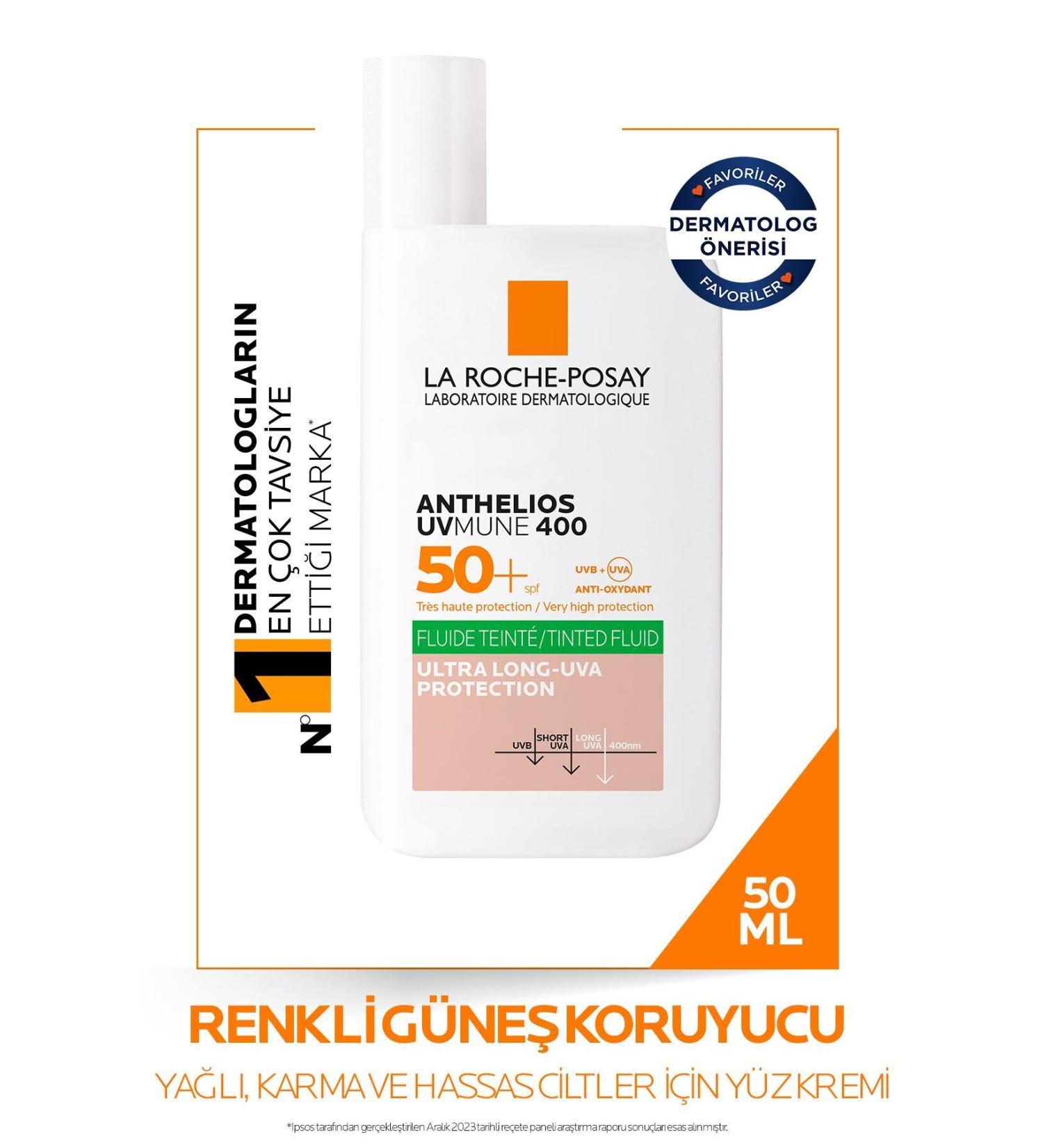 La Roche Posay Tinted Sun Cream for Combination and Sensitive Skin spf50 50 ML Passi.3568