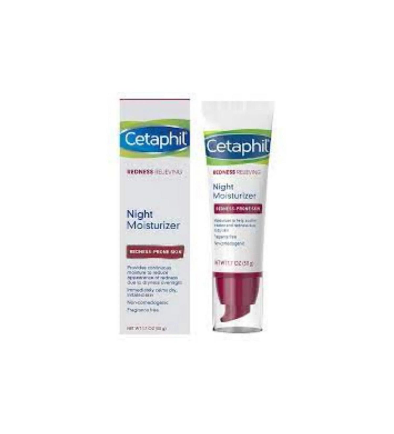 Cetaphil Cetaphil Night Moisturizer For Redness Prone Skin 50Gr - Buy Online on GoSupps.com