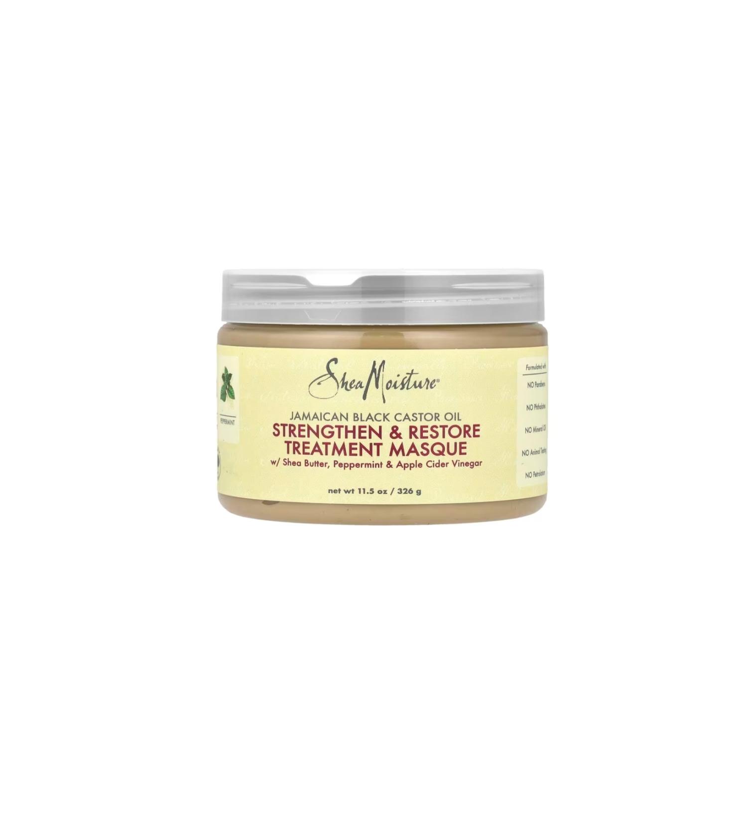 Shea Moisture Jamaican Black Castor Oil Strengthen & Restore Treatment Masque 11.5 oz (326 g) usa ver.2344