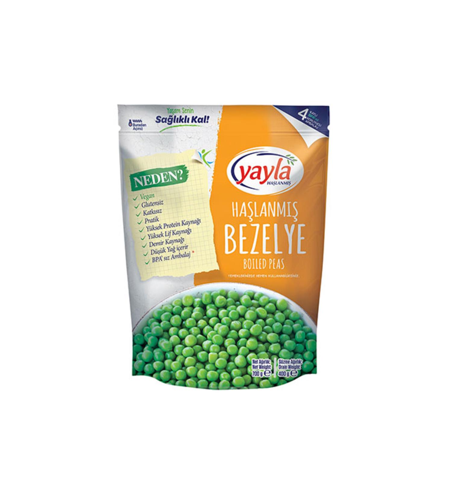 Yayla Boiled Peas (700 g) x4 Pieces