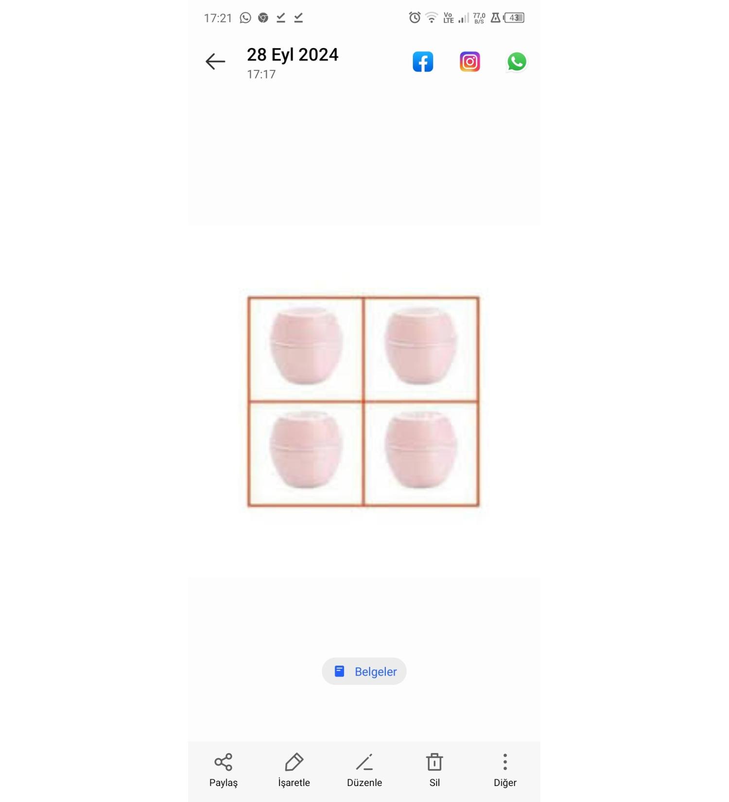 Oriflame tender miracle cream is sent in 4 pieces only.