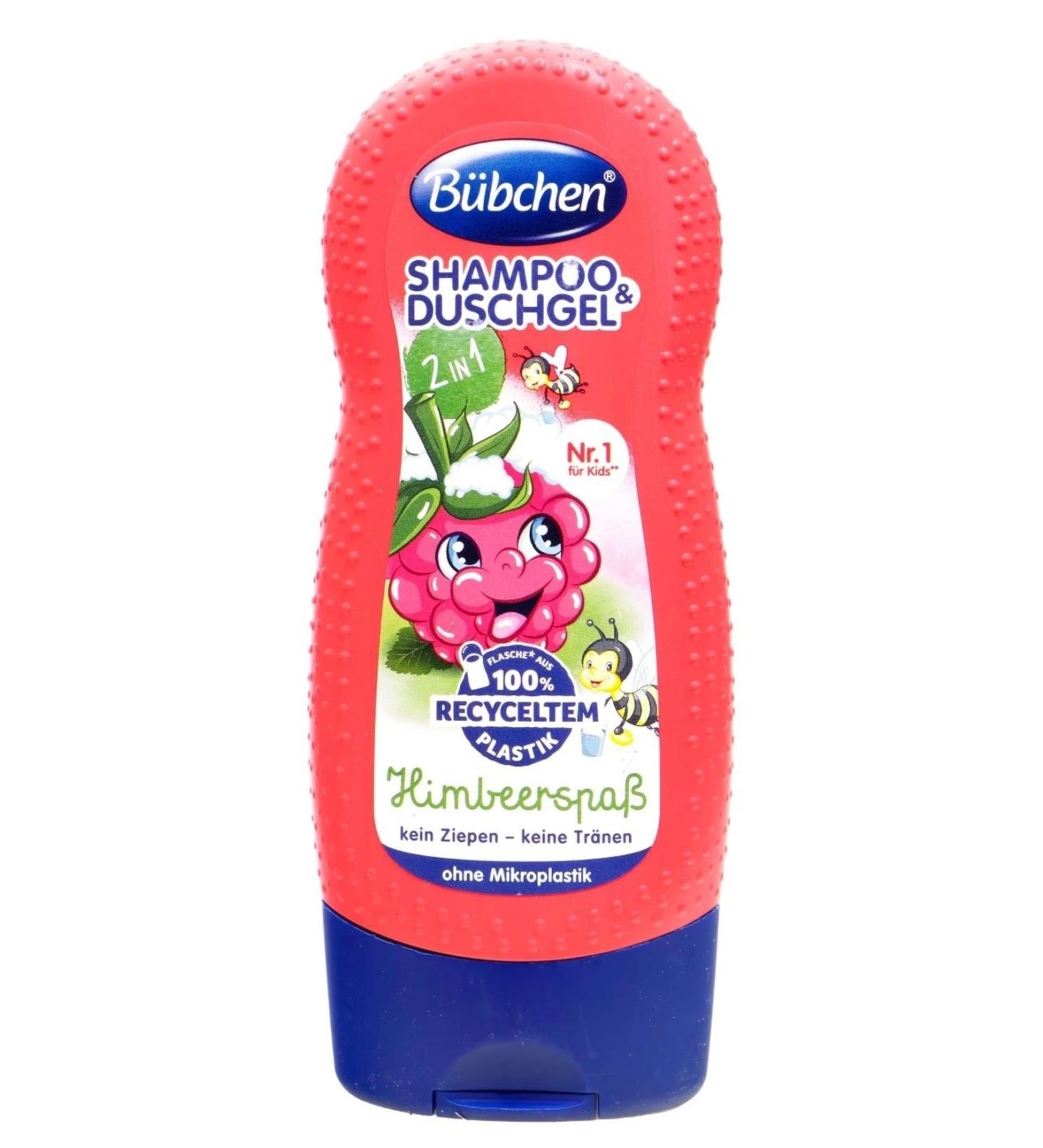 B bchen Kids Shampoo & Shower Gel 2 In 1 Raspberry Himbarsp 230 ml