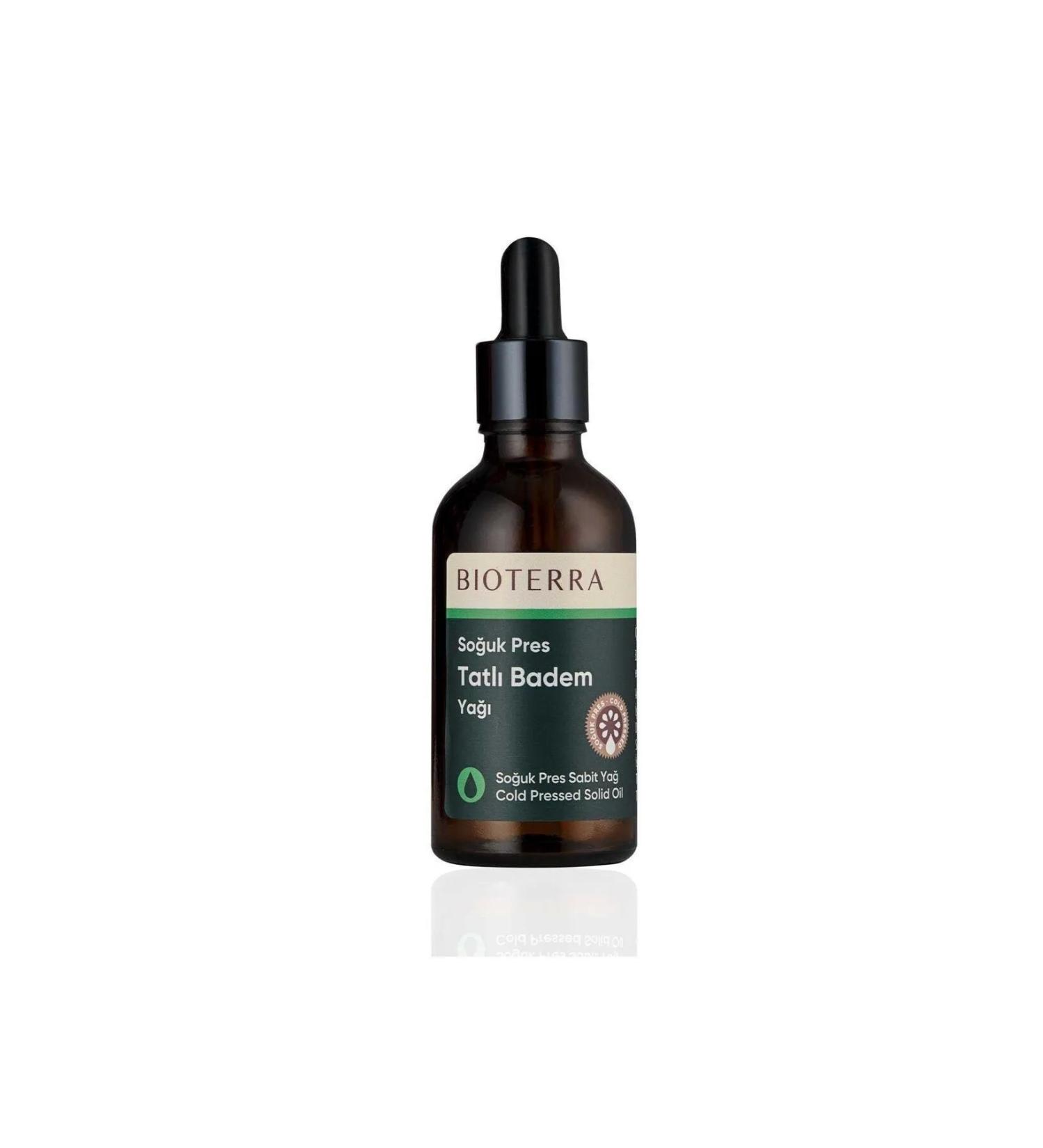 Bioterra Sweet Almond Oil 50 ml - Buy Online on GoSupps.com