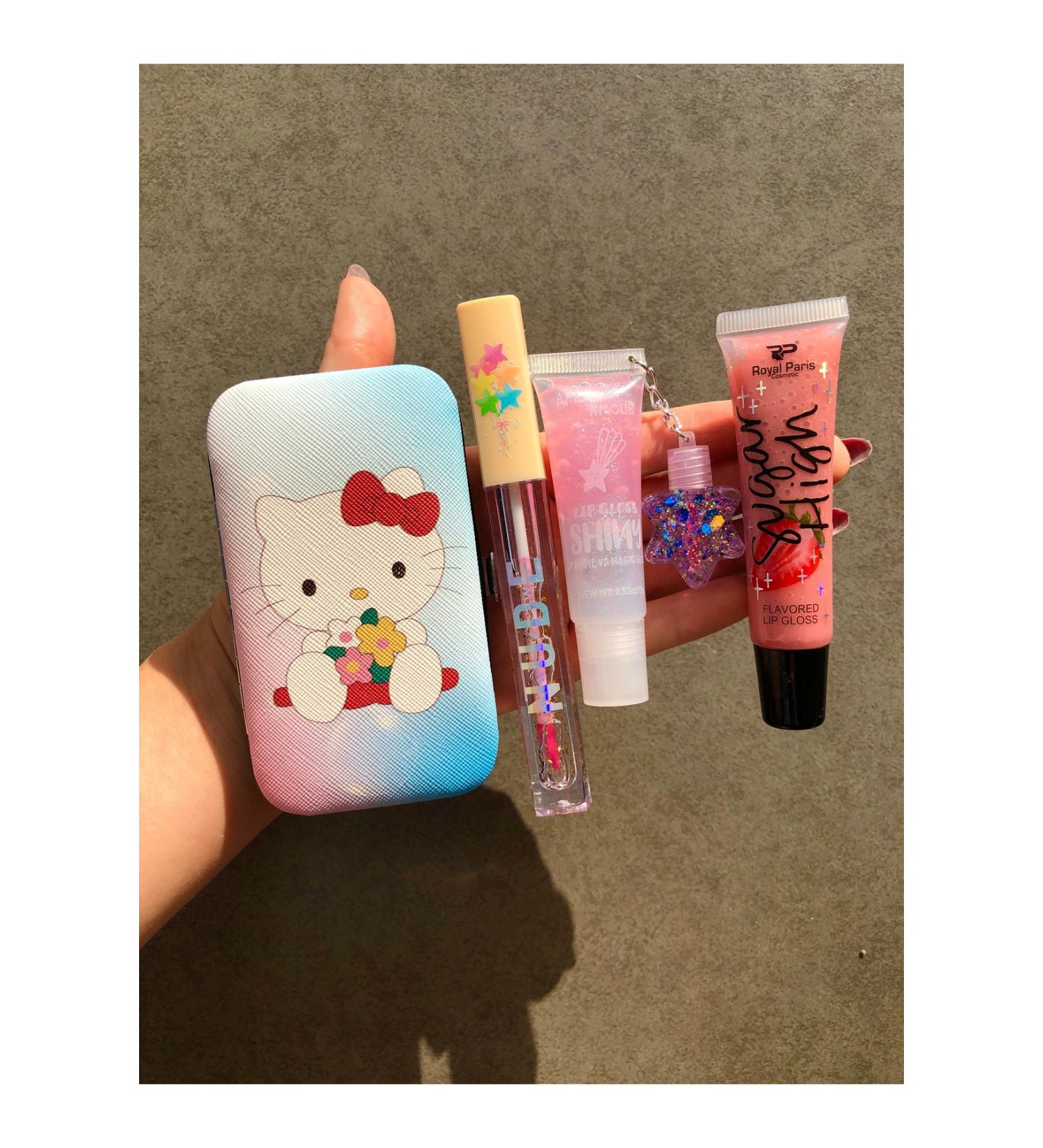 Zetmoda Manicure and pedicure tools lip gloss set makeup set glitter