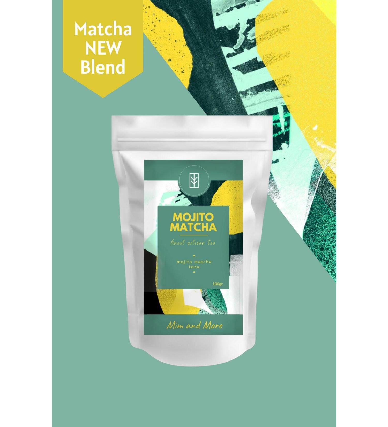 Mim and More Mojito Matcha - Mojito Flavored Matcha 100 gr - Buy Online on GoSupps.com