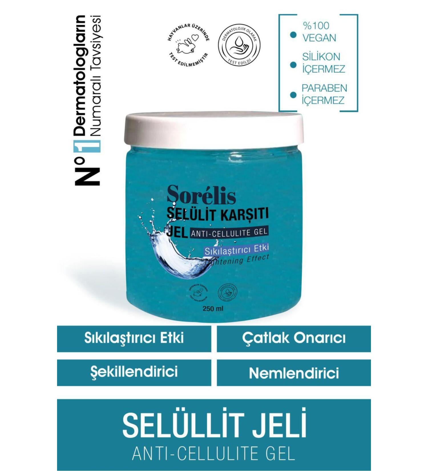 Sorelis Cellulite and Stretch Marks Removal Body Shaping Firming Gel 250 ml - Buy Online on GoSupps.com