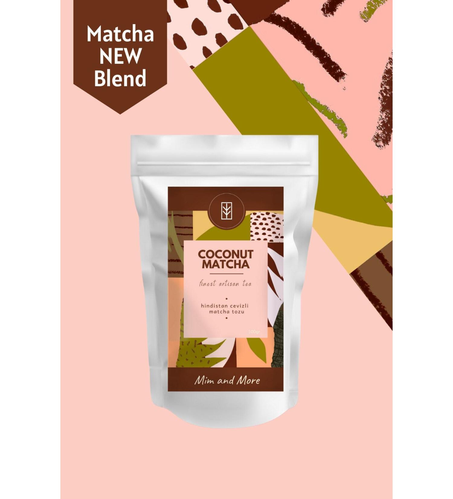 Mim and More Coconut Matcha - Coconut Matcha 100 gr - Buy Online on GoSupps.com
