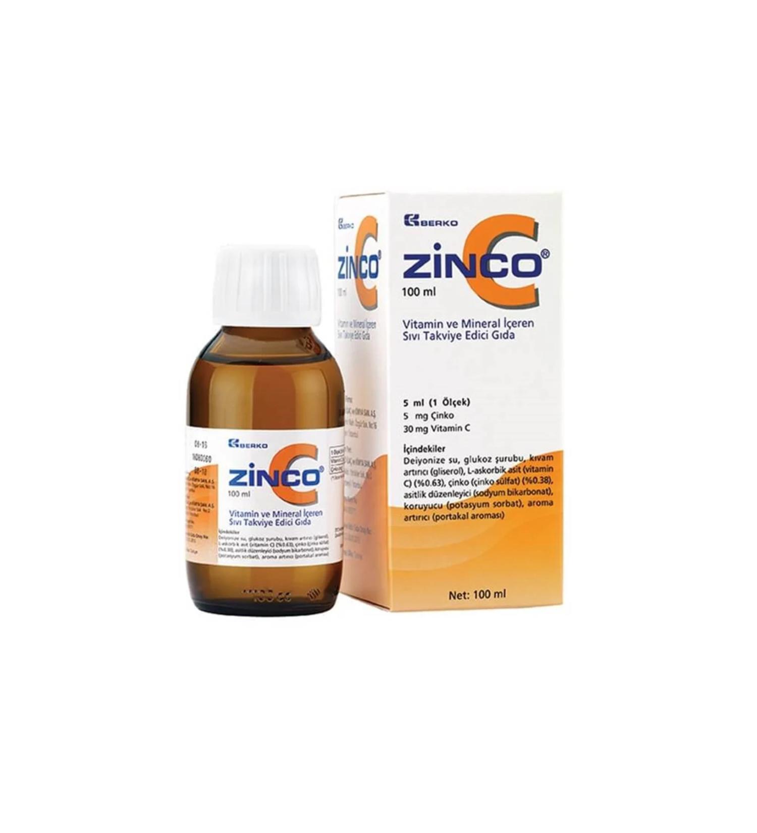 Berko Zinco C 5 Mg Syrup
