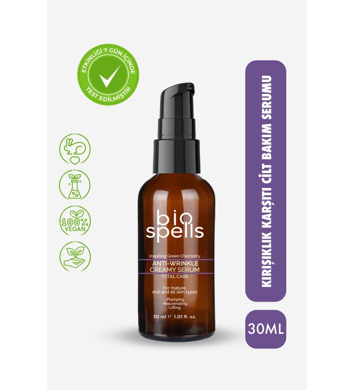 bio spells Anti Wrinkle Creamy Serum 30ml - Anti Wrinkle & Repair Skin Care Serum - Buy Online on GoSupps.com