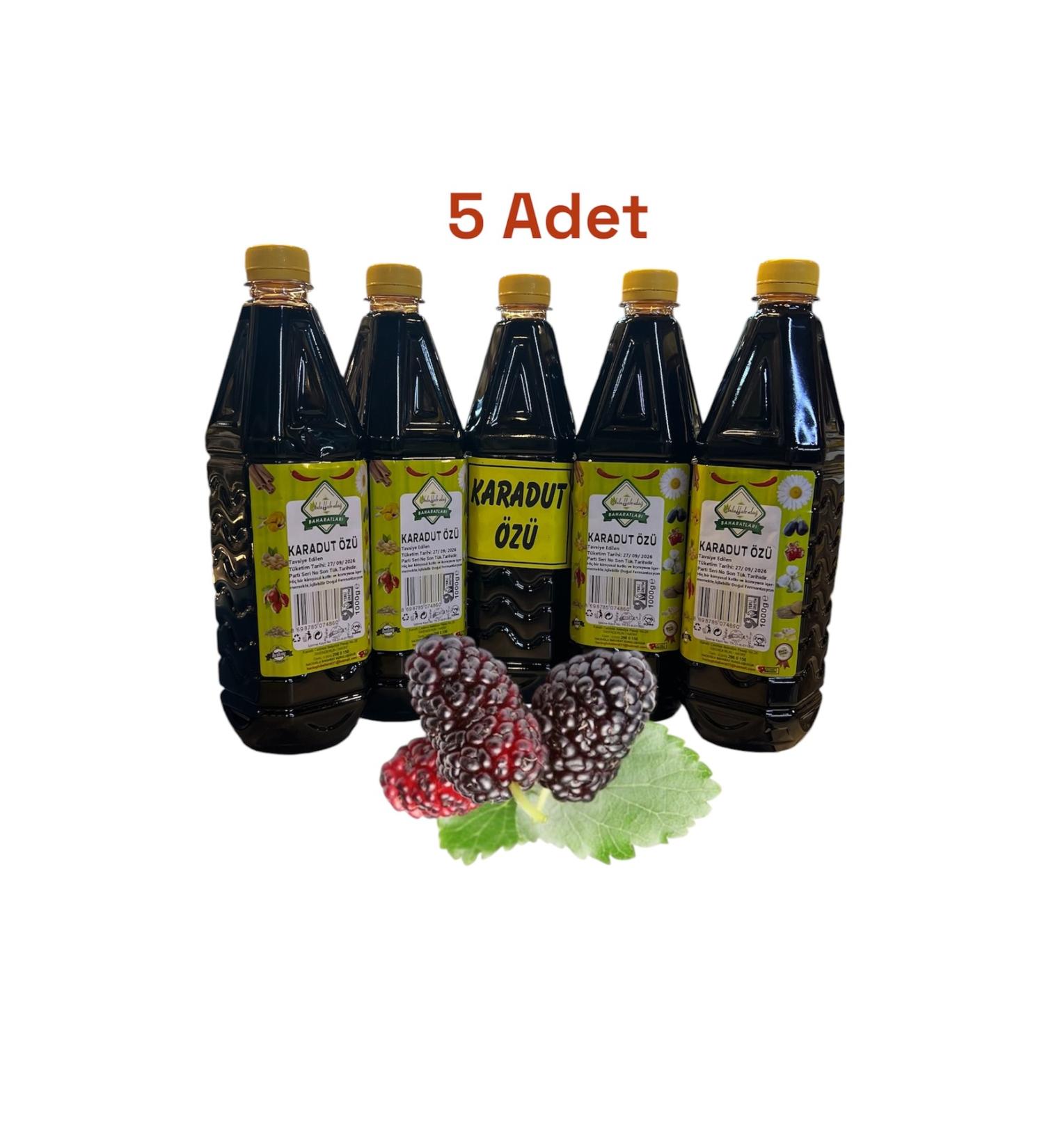 ABDULLAH DA Hatay Local Black Mulberry Blood Mulberry Syrup Black Mulberry Extract 5 Kg / 5000 ml