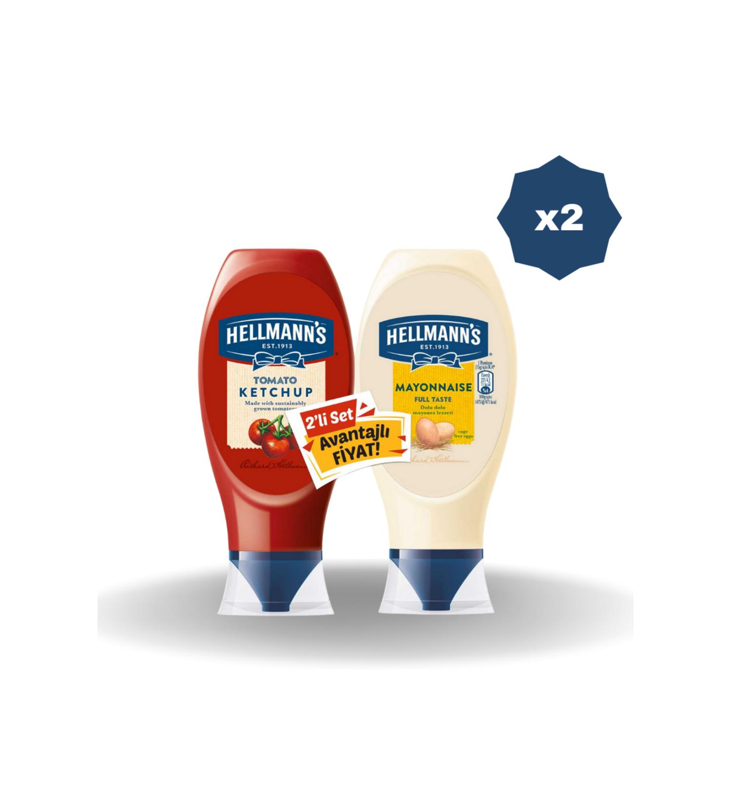Hellmann's HELLMAN'S KETCHUP&MAYONNAISE 845 GR X 2 PIECES