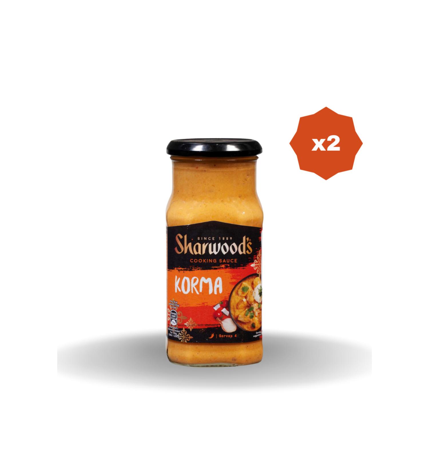 Sharwood's SHARWOODS INDIAN CURRY SAUCE KORMA 420 GR X 2 PIECES