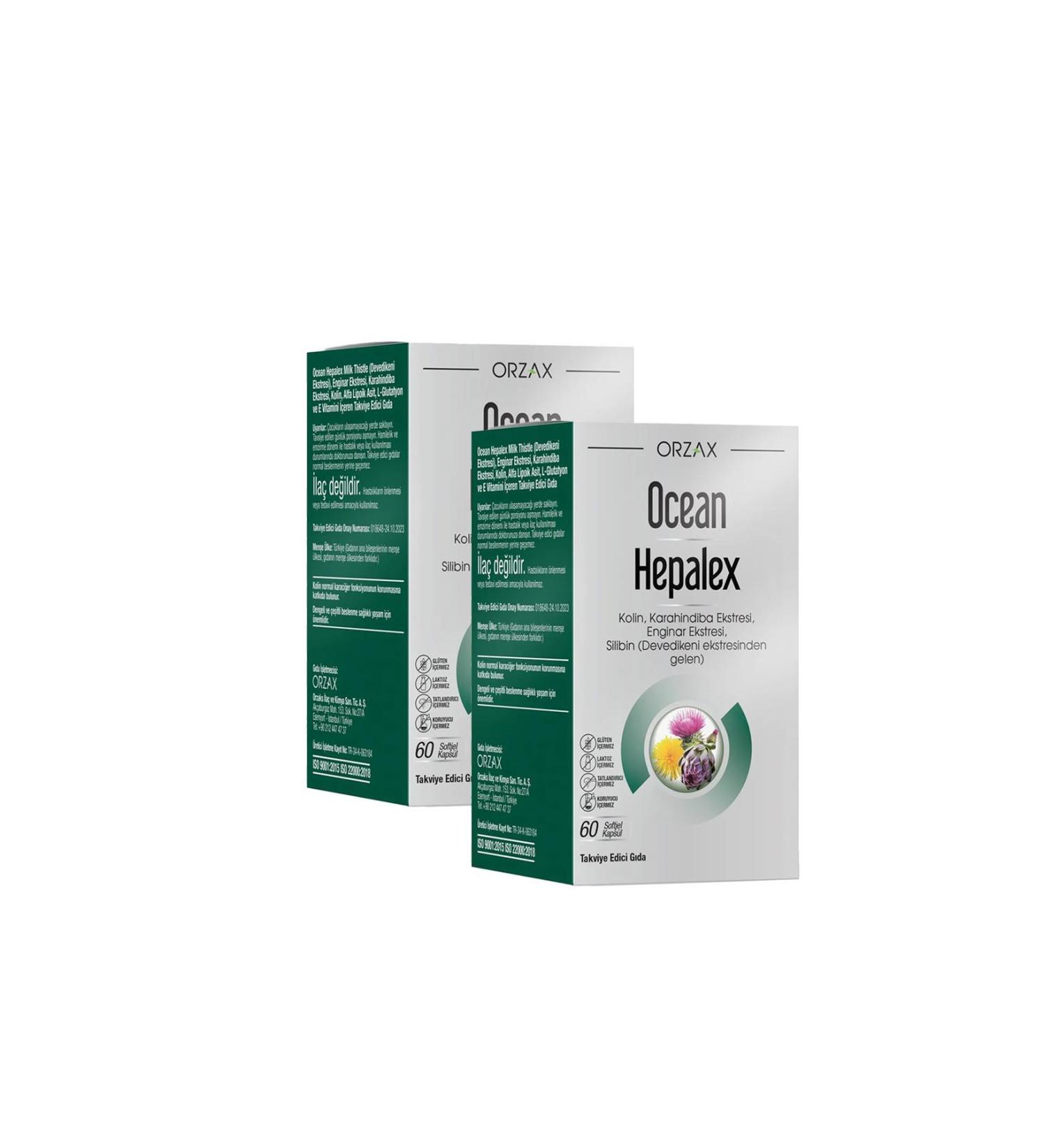 Ocean Hepalex 60 Softgel Capsules 2 Pieces