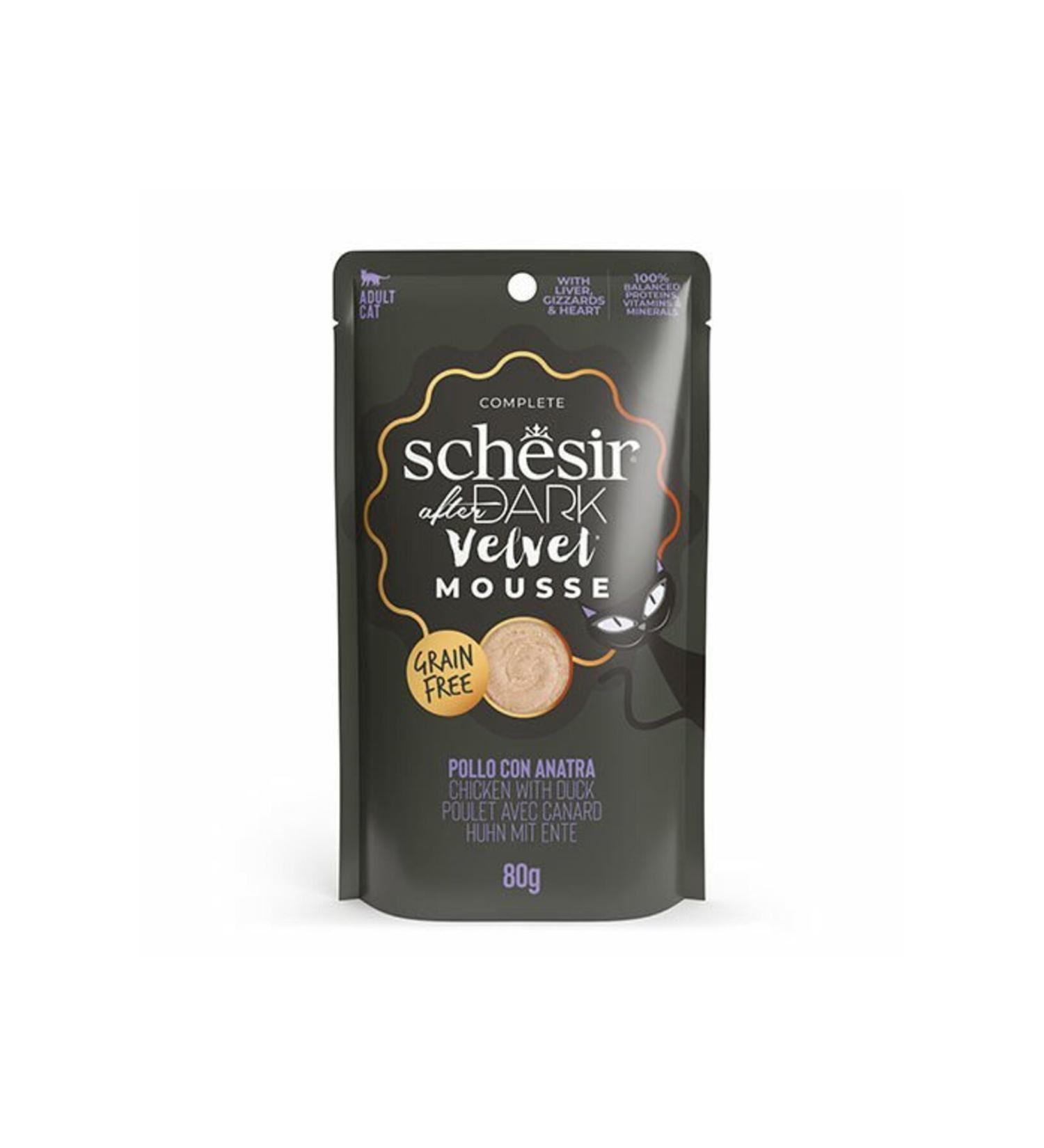 Schesir After Dark Pouch Chicken and Duck Grain-Free Adult Cat Canned Food 80 Gr - Petshopunda