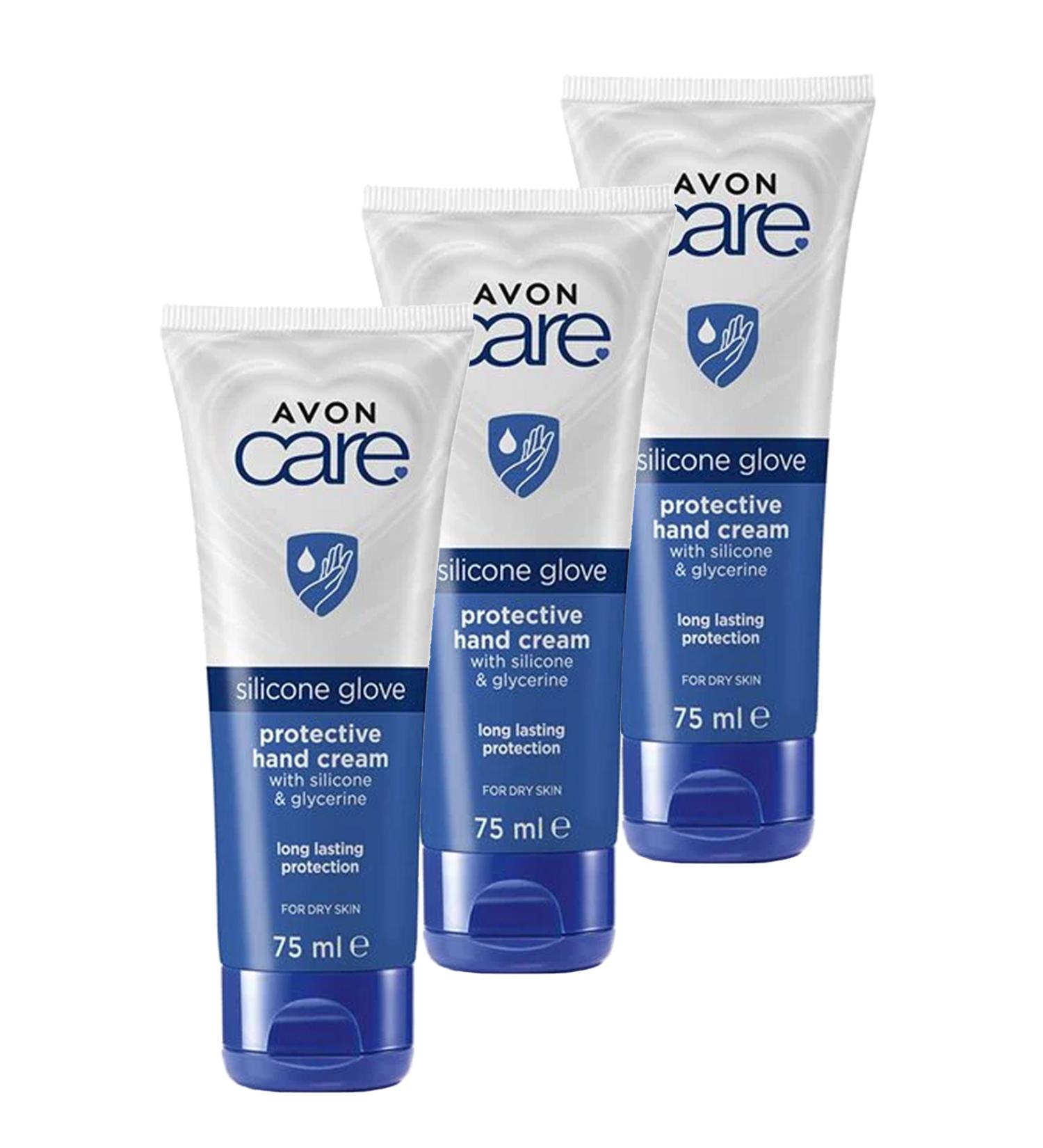 Avon Care Silicone and Glycerin Hand Cream 75 Ml. Triple Set