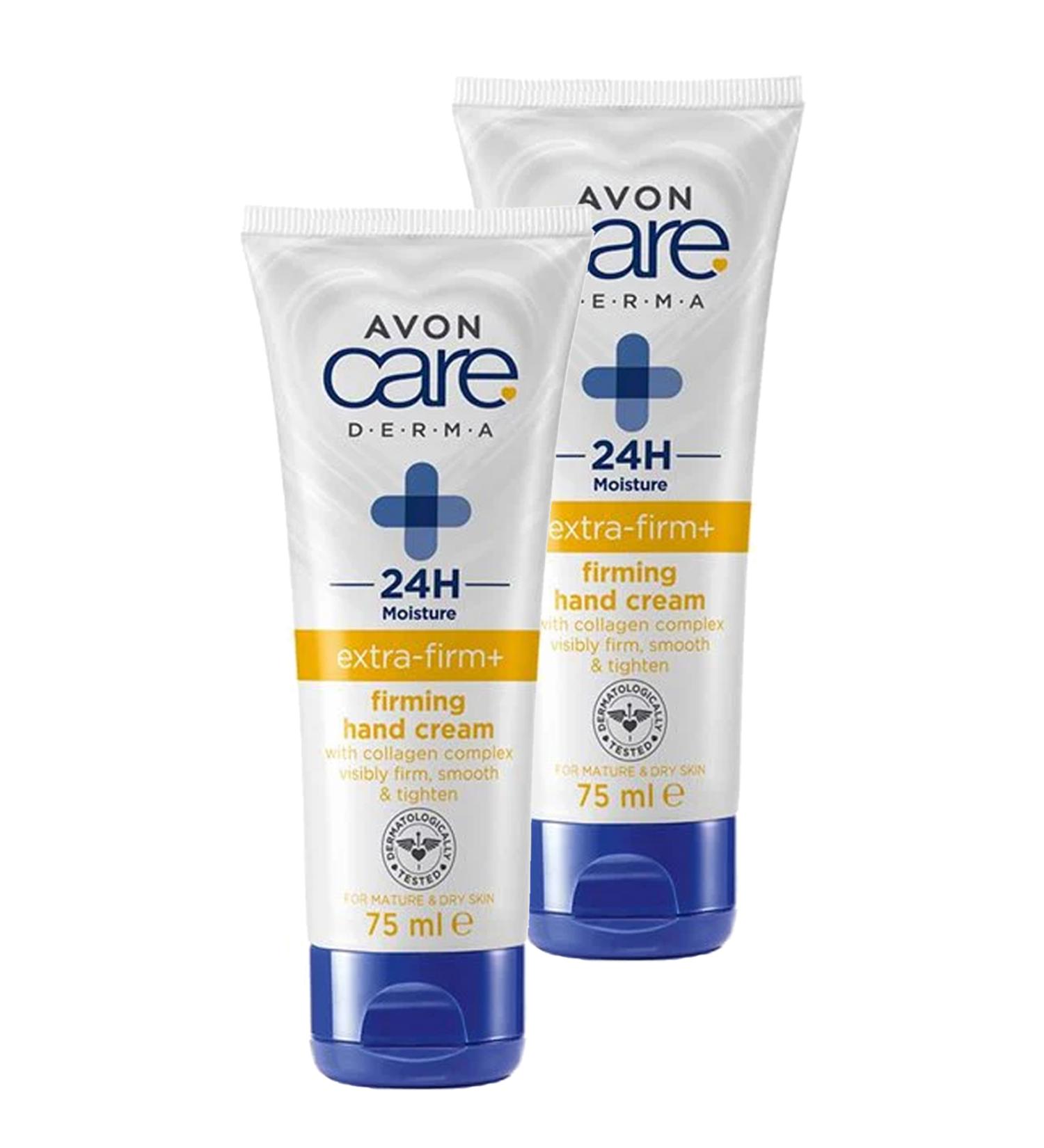Avon Care Derma Extra Firming Hand Cream 75 Ml. Duo Set