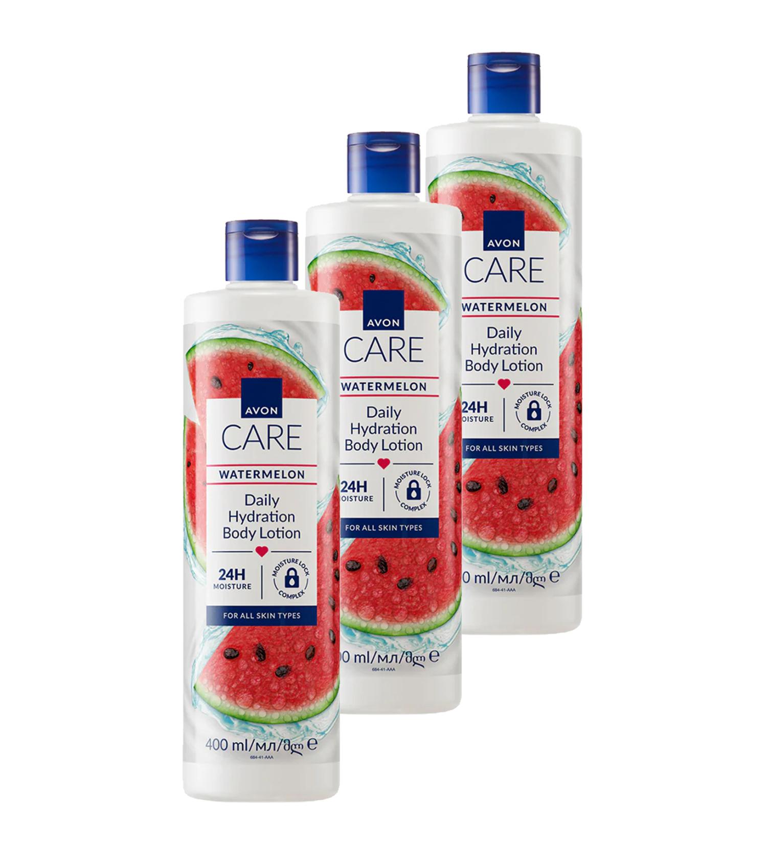 Avon Care Watermelon Watermelon Scented Body Lotion 400 Ml. Triple Set - Buy Online on GoSupps.com