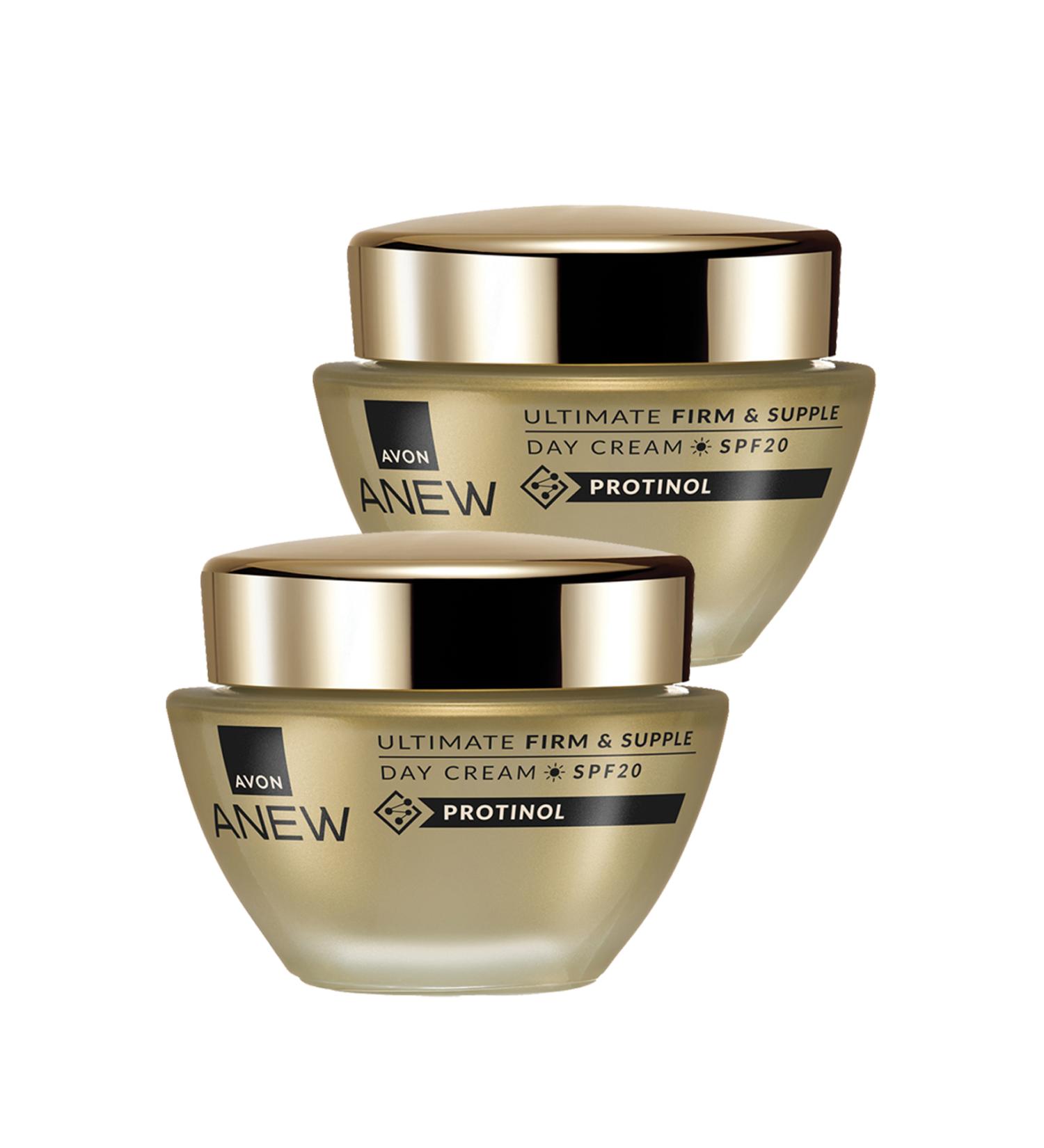 Avon Anew Ultimate Firm & Supple Day Cream SPF20 50 Ml. Duo Set - Buy Online on GoSupps.com