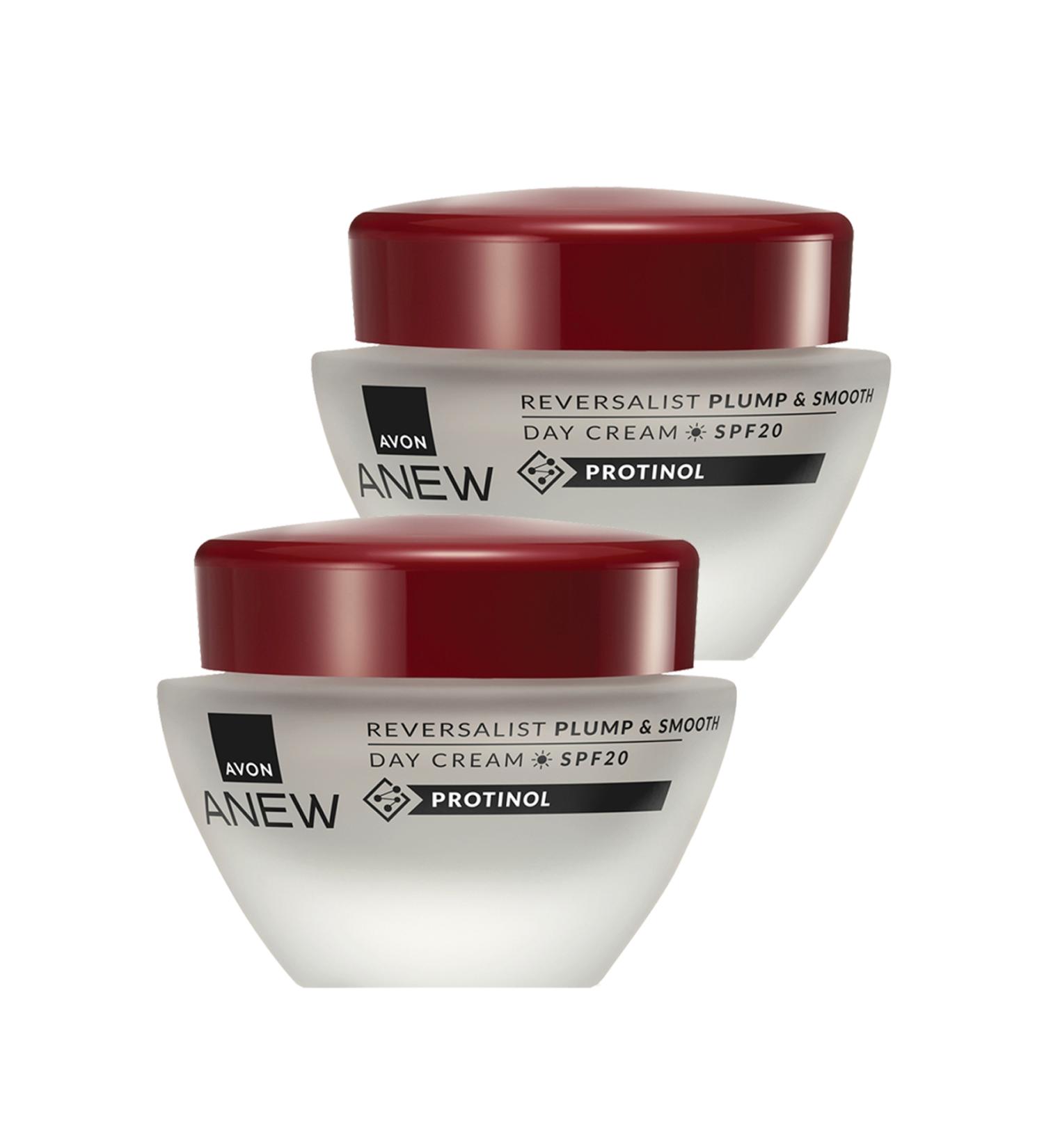 Avon Reversalist Plump & Smooth Day Cream Spf20 50 Ml. Duo Set - Buy Online on GoSupps.com