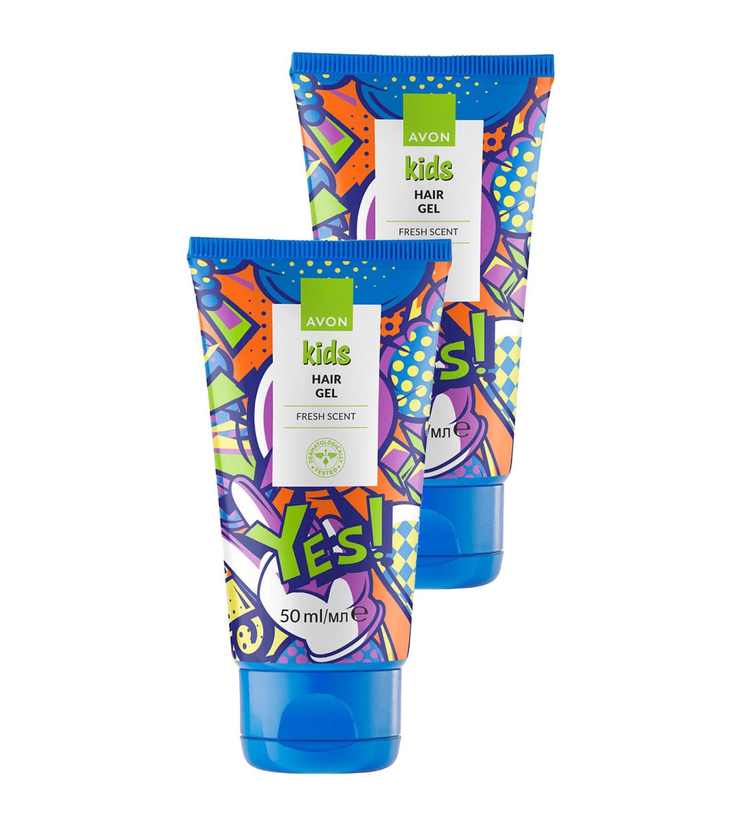 Avon Kids Yes Fresh Scented Hair Gel 50 Ml. Set of Two - Buy Online on GoSupps.com