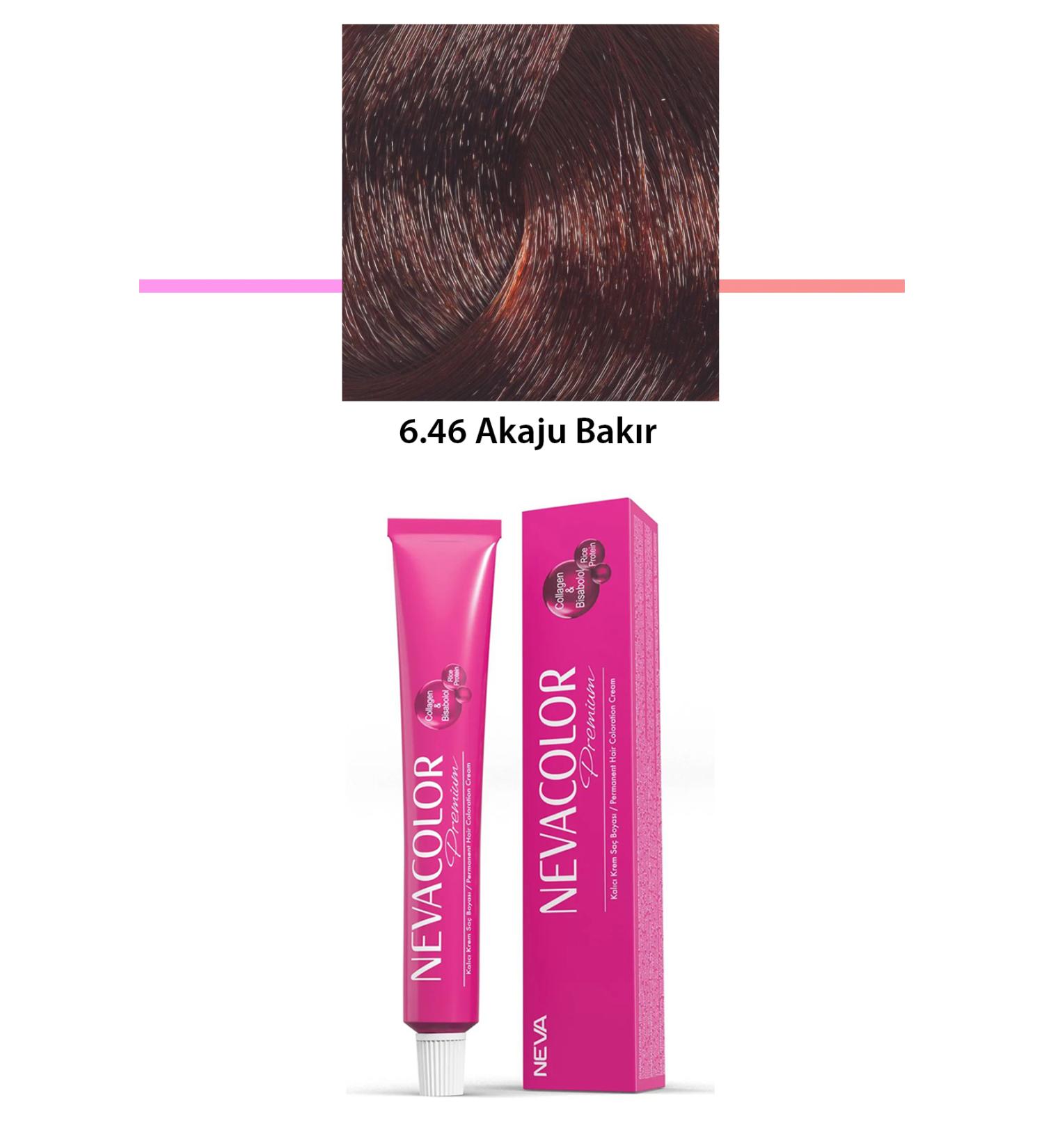 Ziya Digital Premium 6.46 Akaju Copper - Permanent Cream Hair Dye 50 g Tube