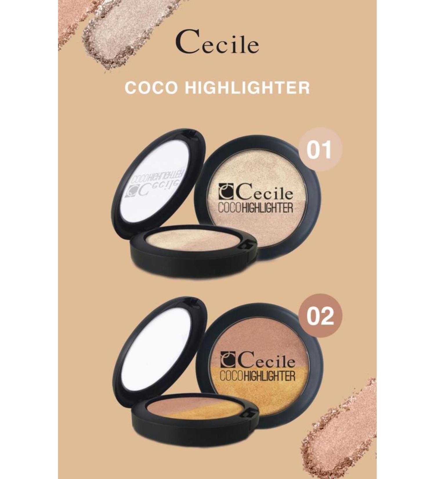 Cecile Cocohighlighter Luminous Wet Look Highlighter Set CH01-CH02 - Buy Online on GoSupps.com