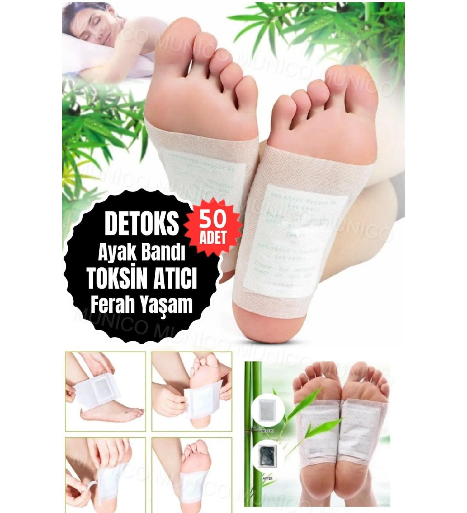 Gaggani Energizing Detox Foot Patch - Deep Sleep and Relaxation with 50 Bamboo Vinegar Foot Mask