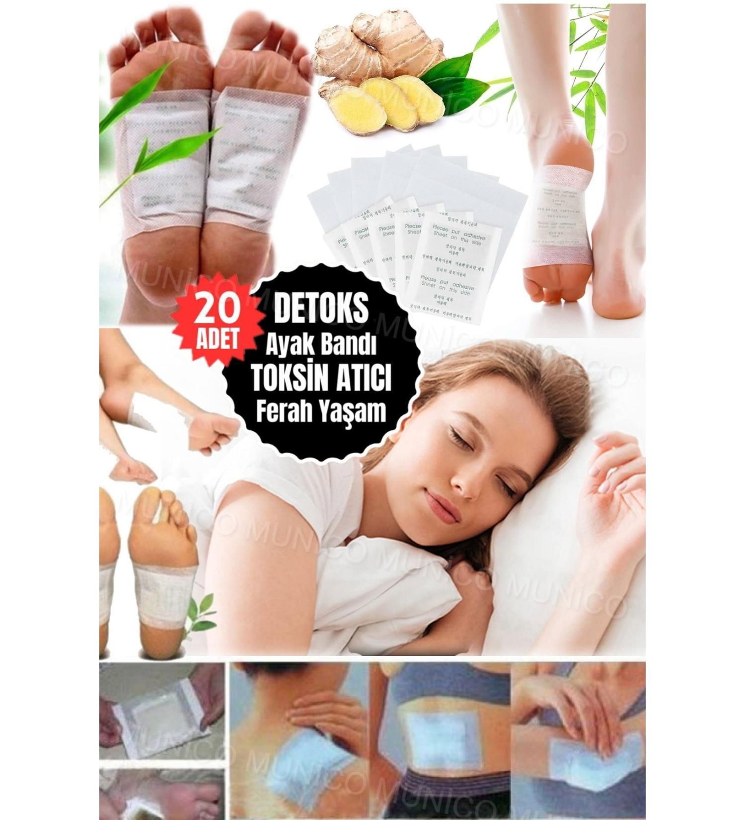 Gaggani Foot Patch for Waking Up Fresh - Increases Energy Relieves Foot Pain 20 Piece Detox Foot Care Patch