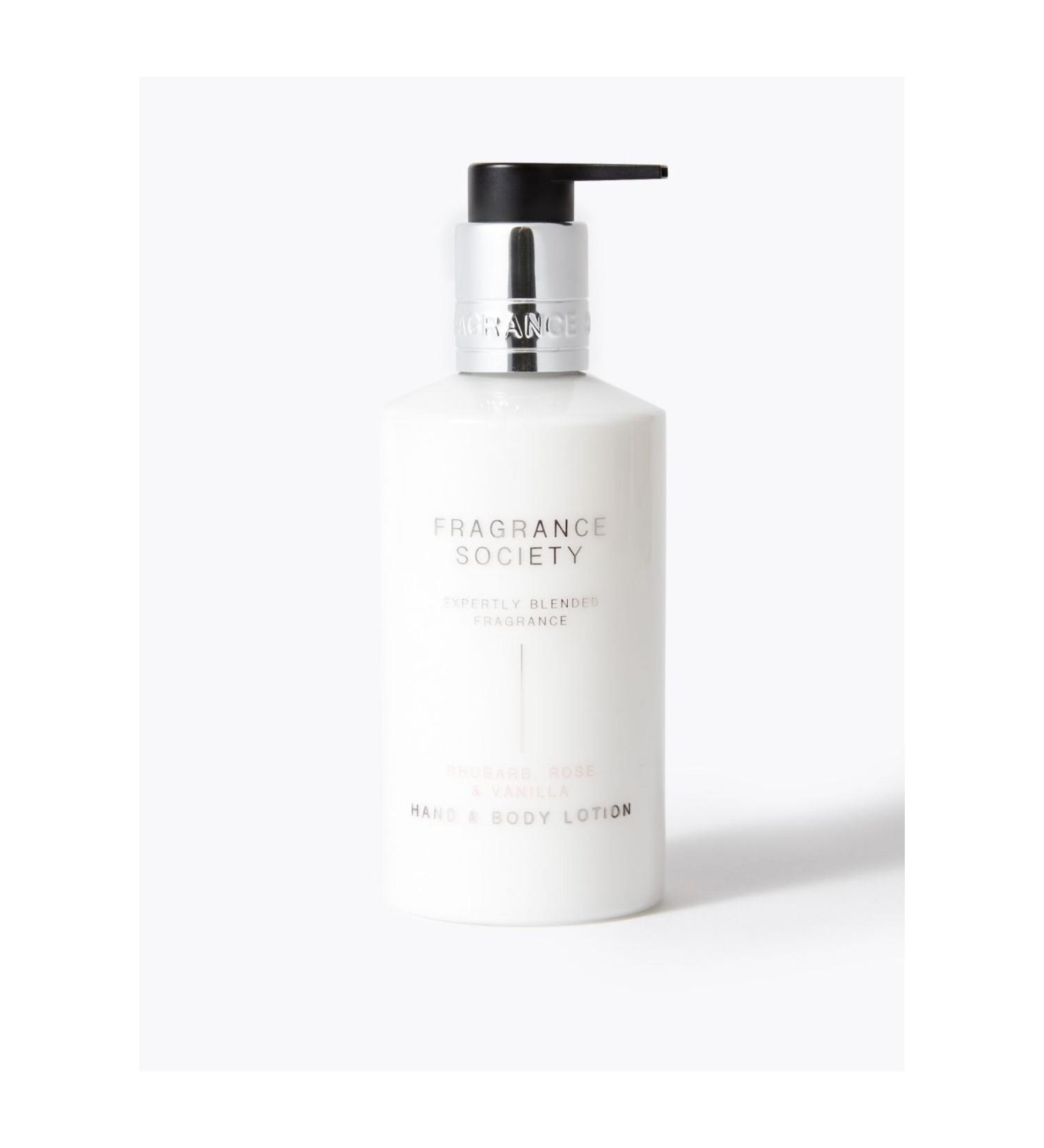 Marks & Spencer Rhubarb Rose & Vanilla Scented Hand & Body Lotion 265ml - Buy Online on GoSupps.com