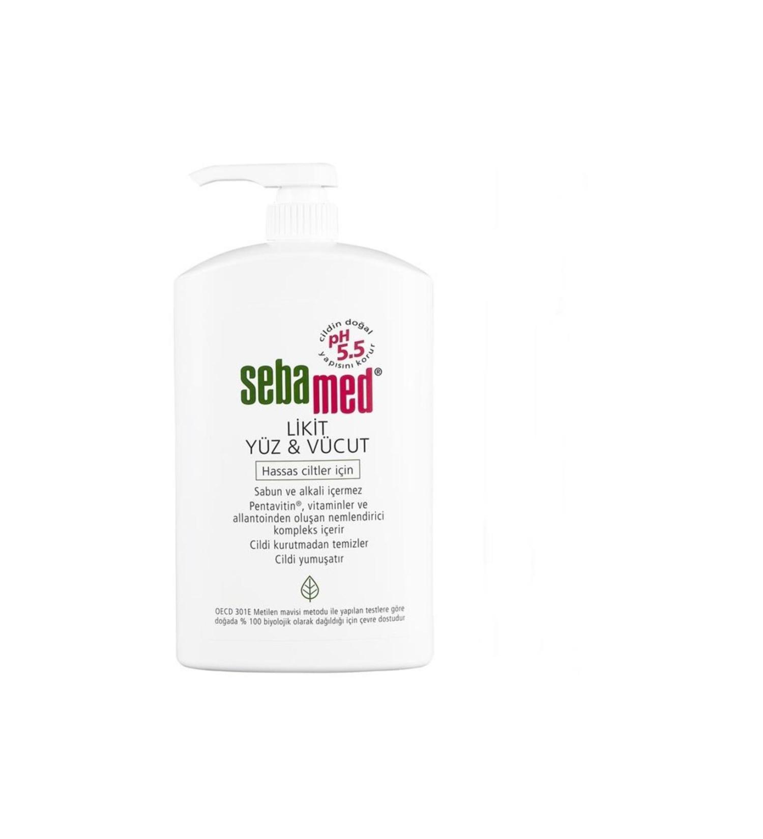 Sebamed Liquid Face and Body Cleansing Gel 1000 ml