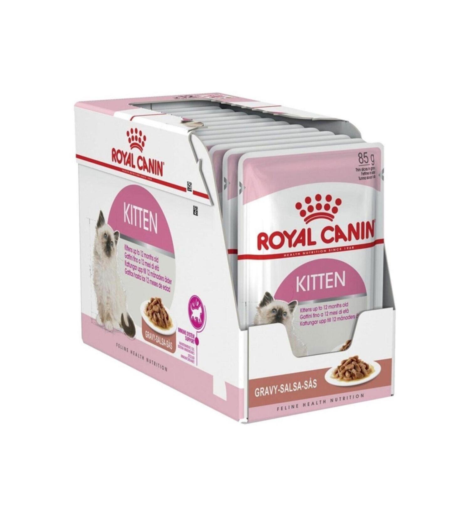 Royal Canin Kitten Gravy Pouch 85 Gr X 12 Pieces