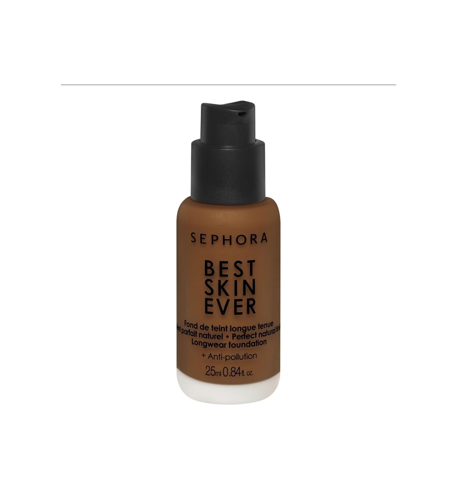 Sephora Best Skin Ever Liquid Foundation Texture: Liquid Coverage: Medium Finish: Satin Skin Type: All Skin Types