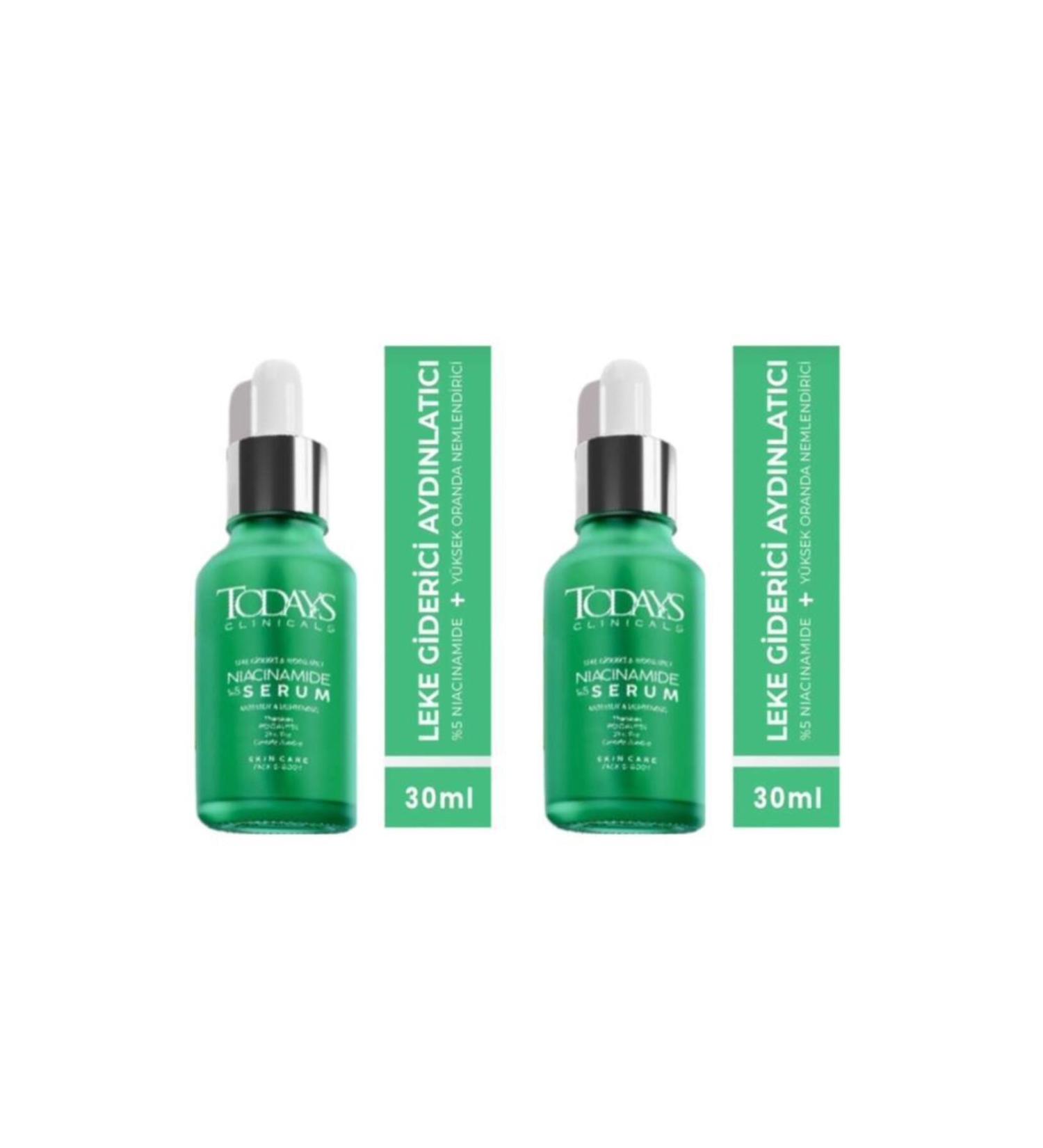 TODAYS CLINICALS Todays Clinicals 2 PCS 5% Niacinamide + Brightening Serum + Centella Asiatica + Zinc Pca