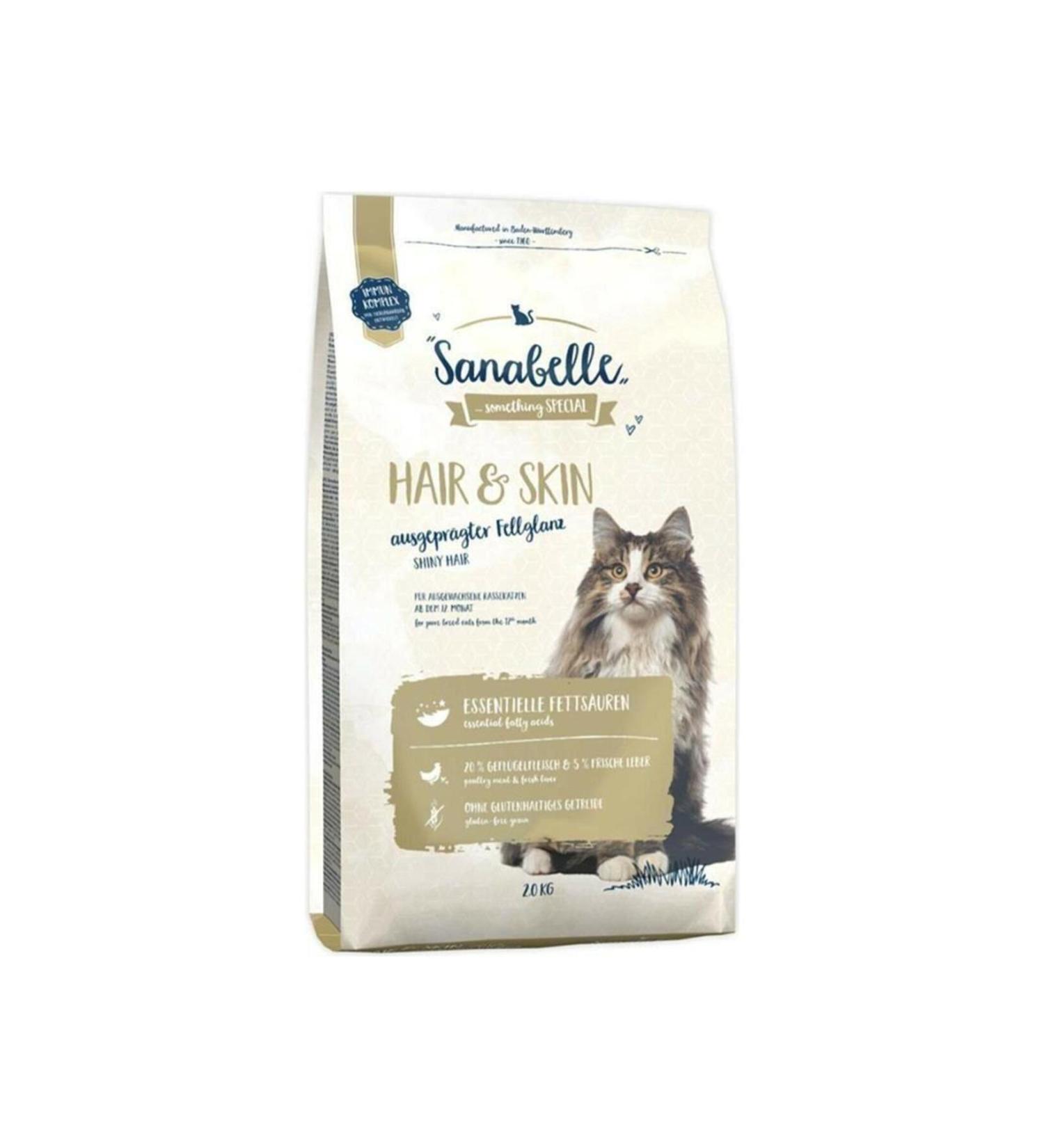 Sanabelle Hair Skin Chicken Cat Food 10 Kg