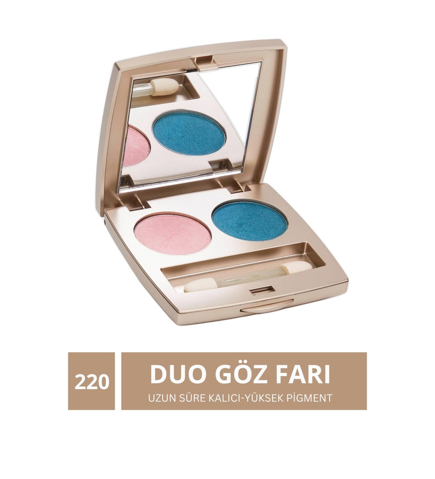 KAJAL Double Eyeshadow - Matte Duo Eyeshadow - No: 220 - Buy Online on GoSupps.com