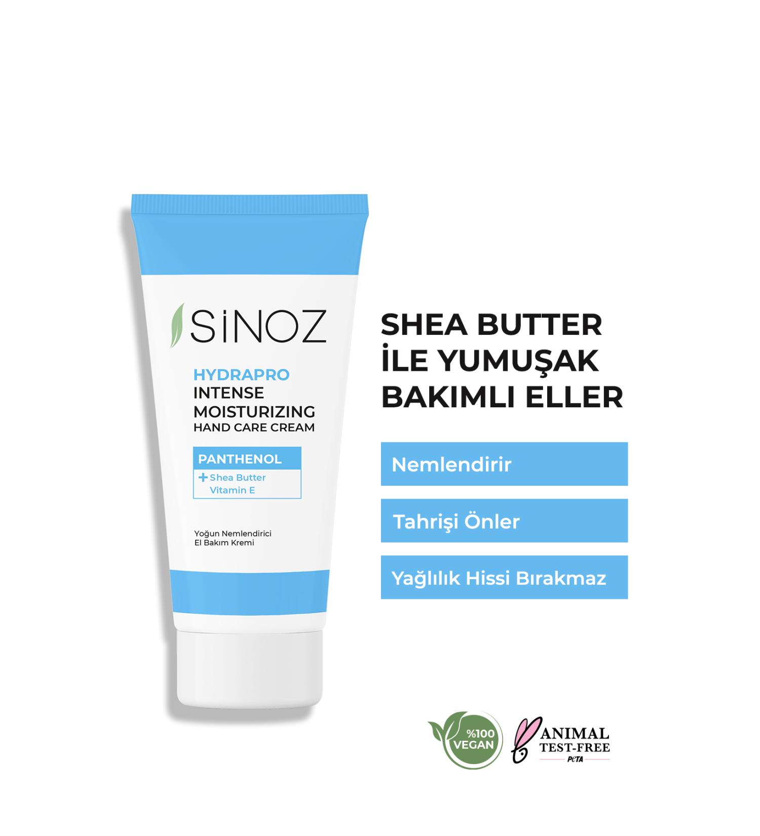 Sinoz Vitamin E Panthenol Intensive Moisturizing Hand Care Cream 50 ml