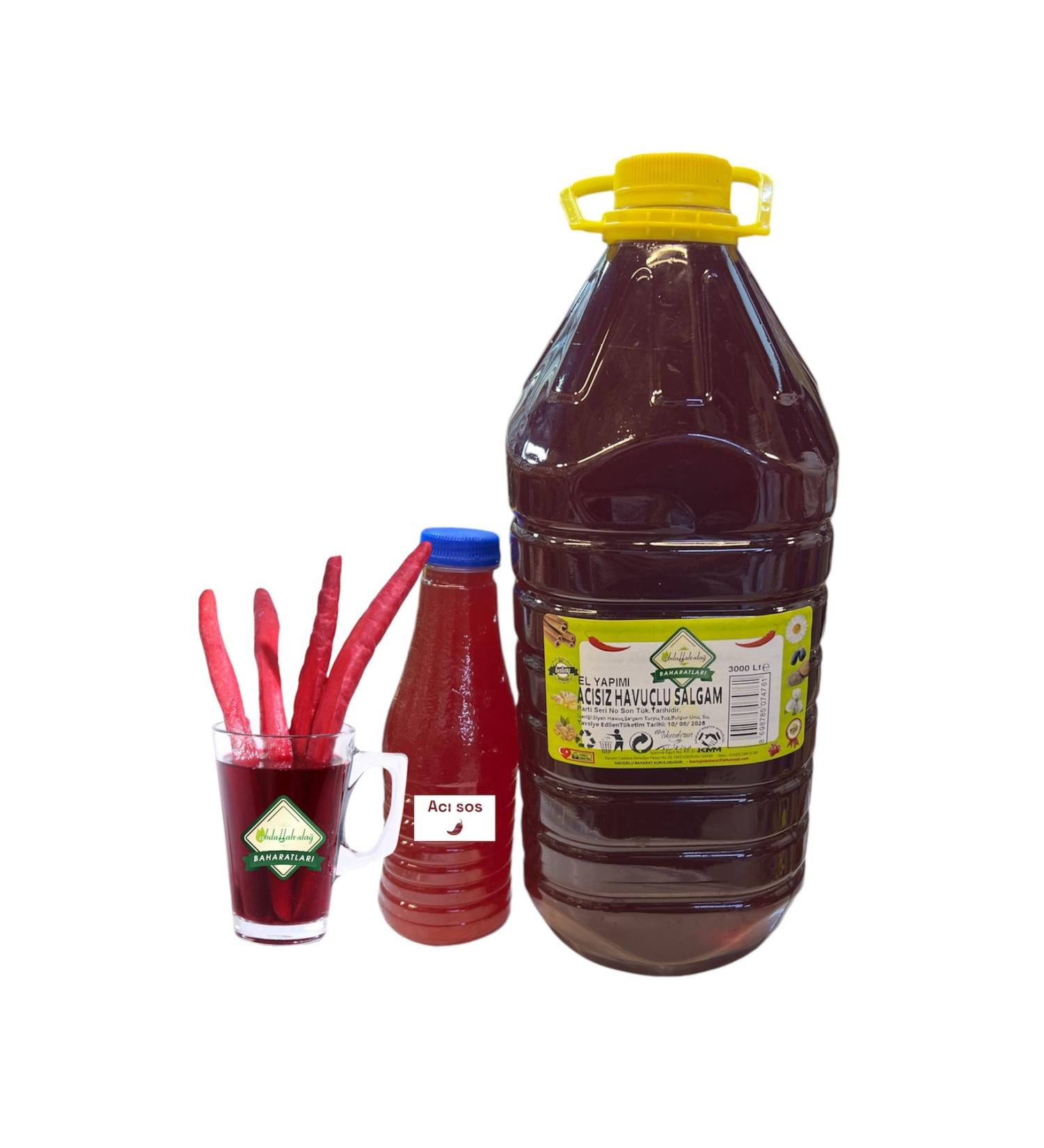 ABDULLAH DA ABDULLAH DA Hatay Local Turnip Turnip Juice with Carrots 3 Liter Bottle - Buy Online on GoSupps.com