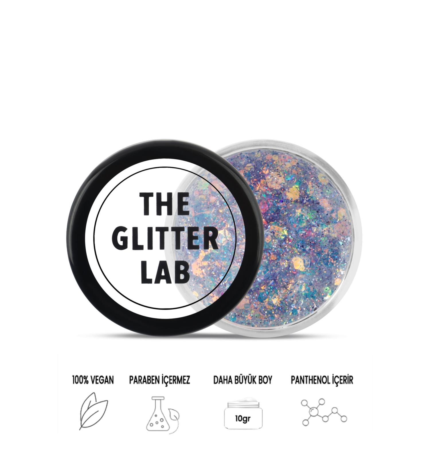 The Glitter Lab Gel Form Shiny Glitter - Sea Shell - Buy Online on GoSupps.com