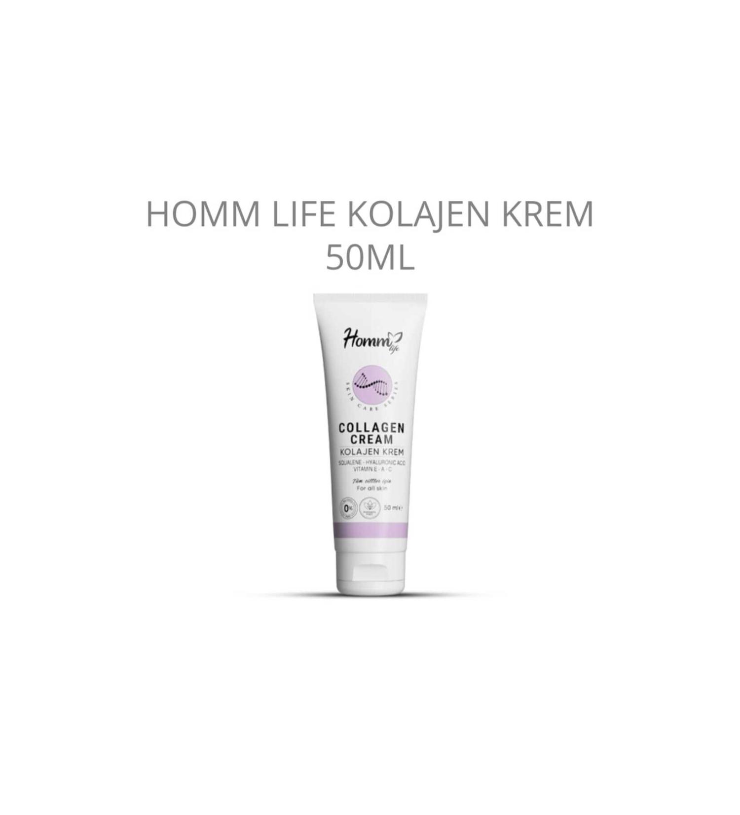 Homm Herbal "Collagen Cream 50 Ml: Moisturizes Rejuvenates and Gives a Radiant Appearance to Your Skin!"