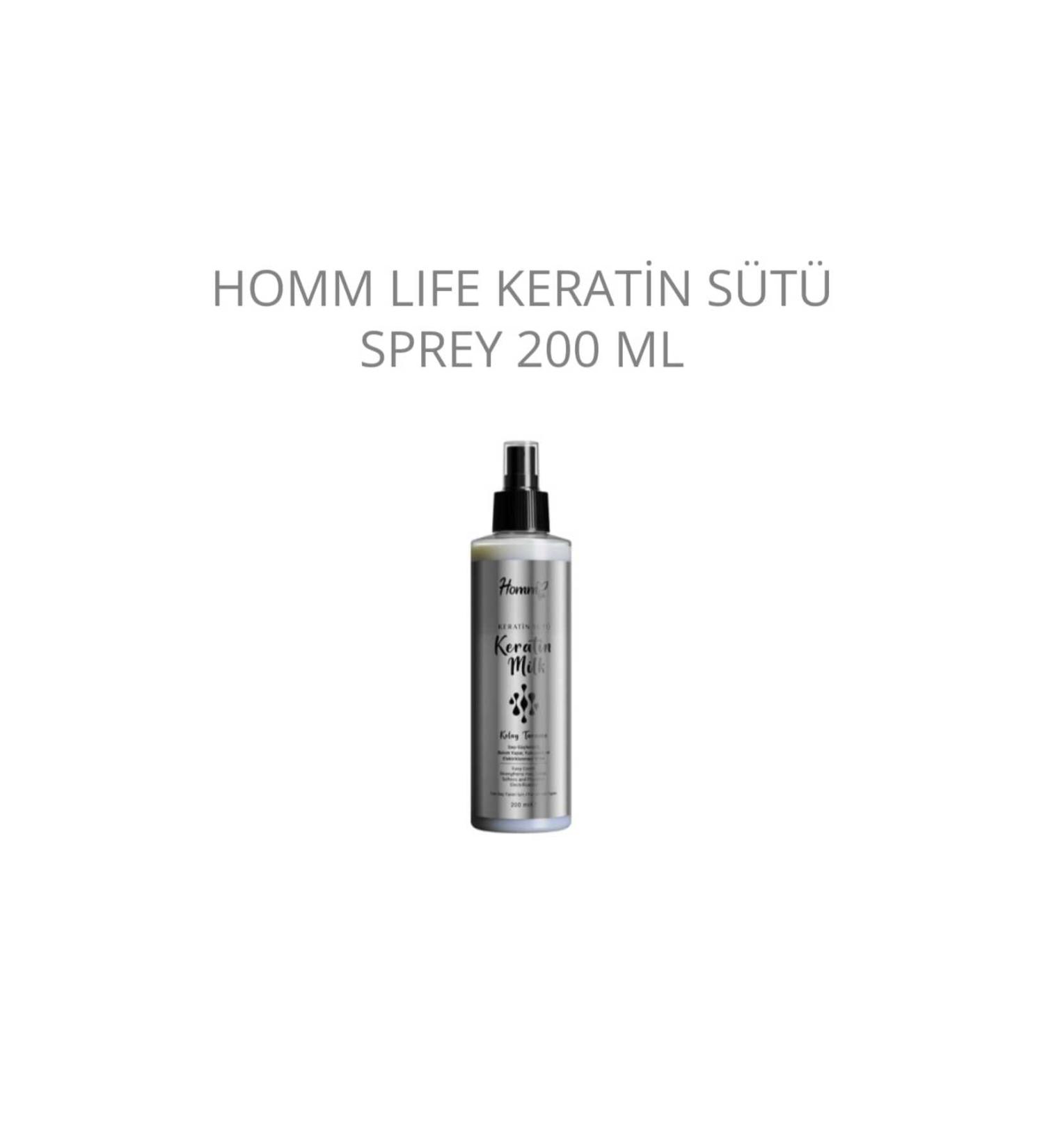 Homm Herbal "Keratin Milk Spray 200 Ml: Nourish Your Hair Give It a Shiny and Healthy Look!"